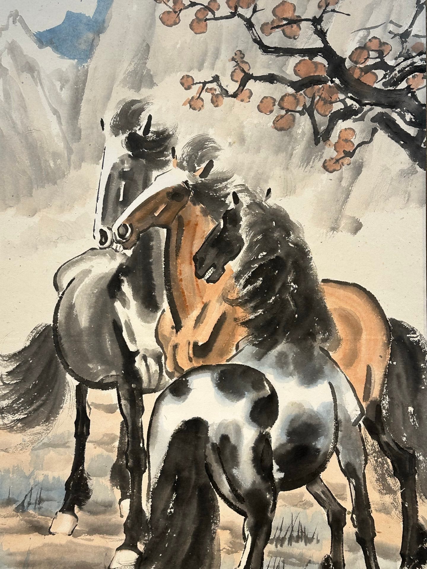 Chinese scroll painting Xu Beihong