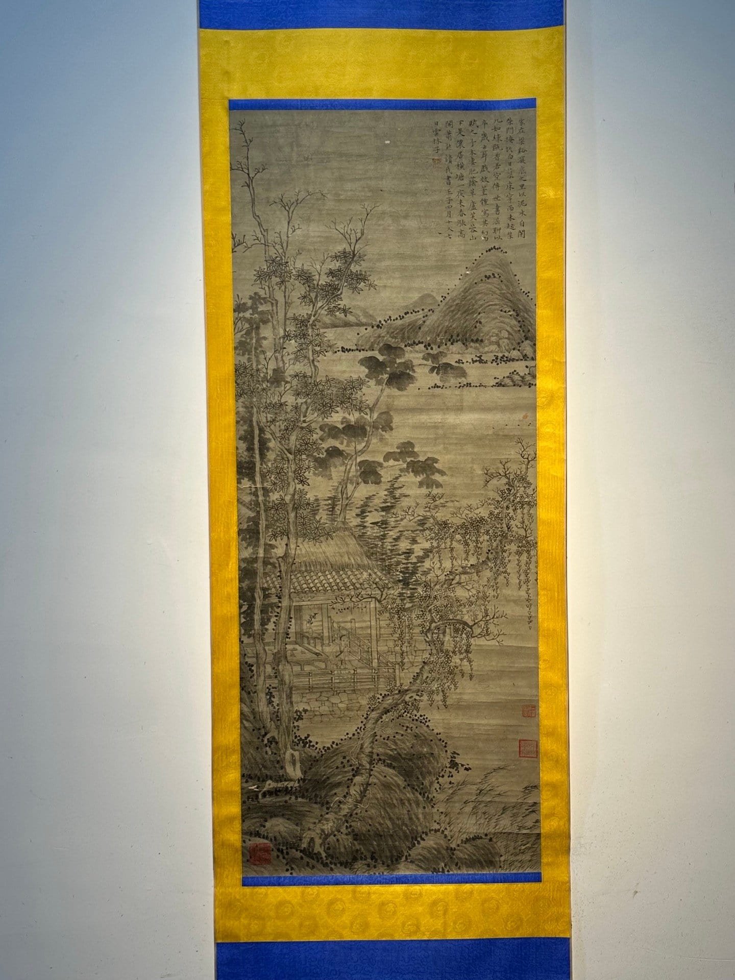 Chinese scroll painting Ni Zan