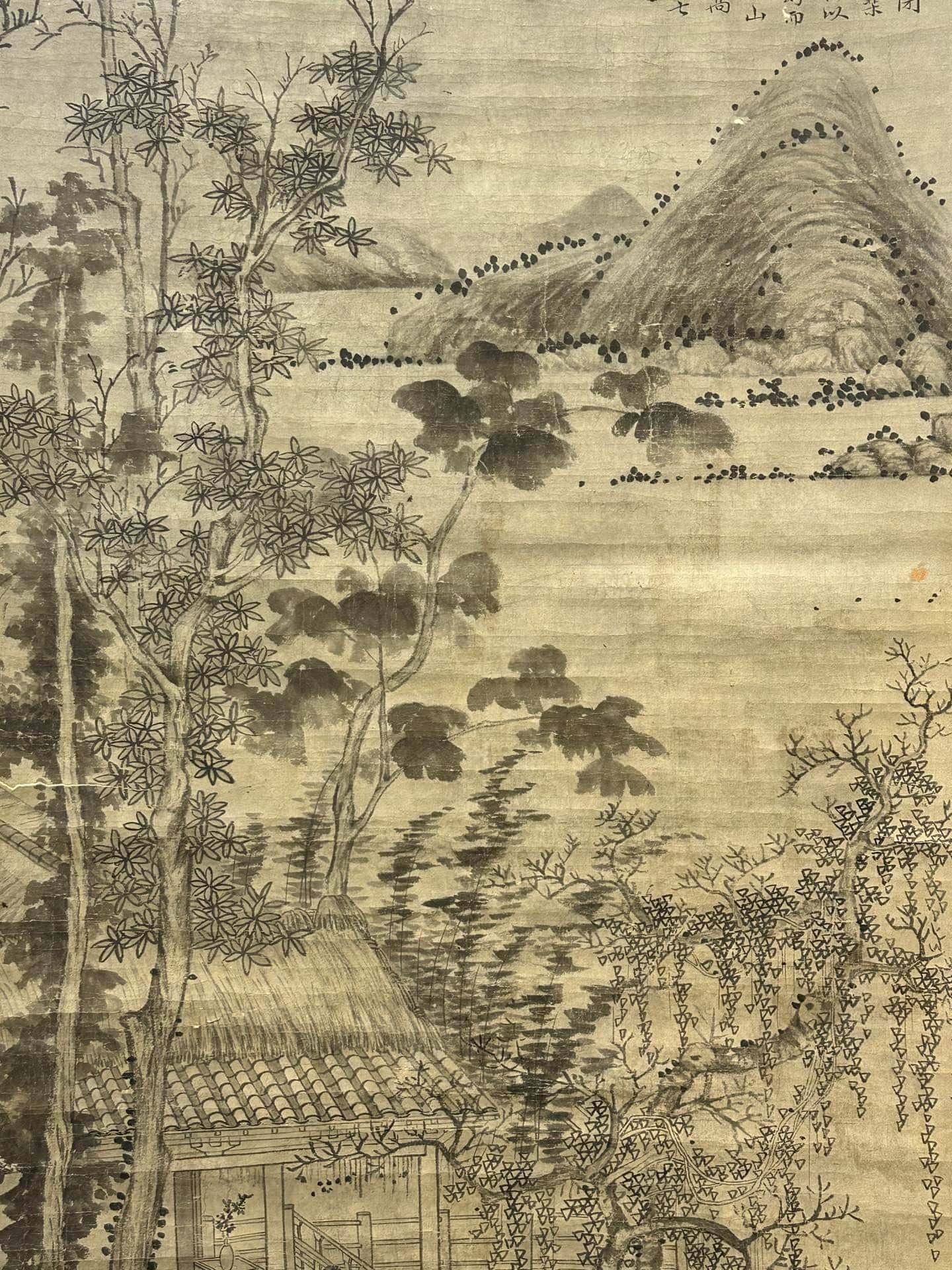 Chinese scroll painting Ni Zan