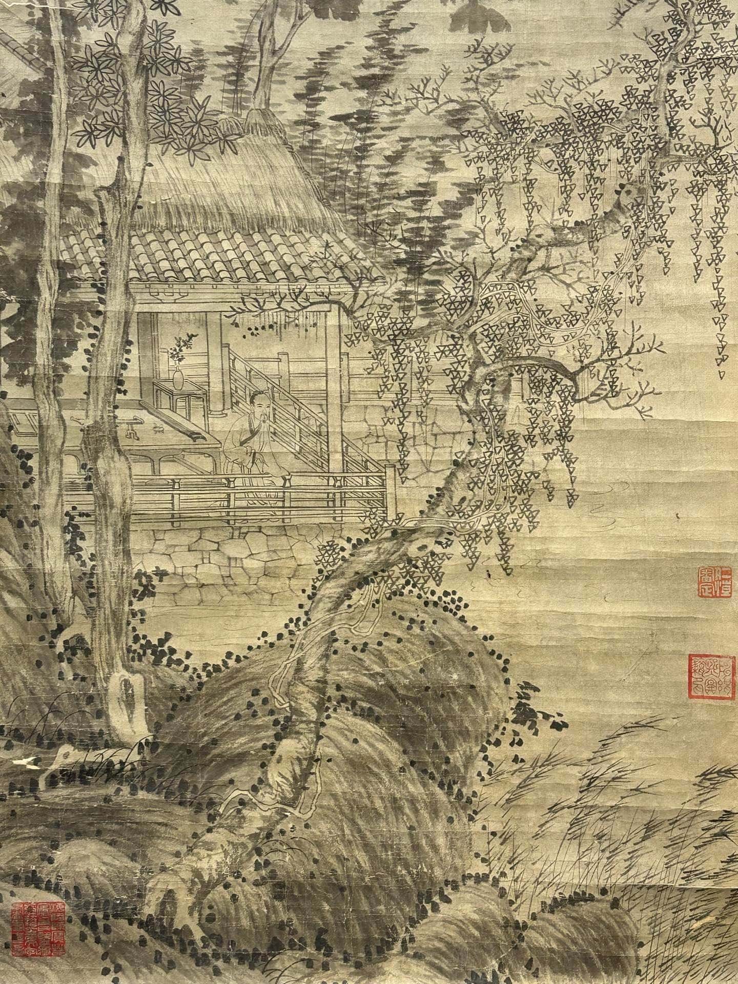 Chinese scroll painting Ni Zan