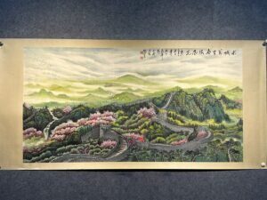 Chinese scroll painting Guan Shanyue