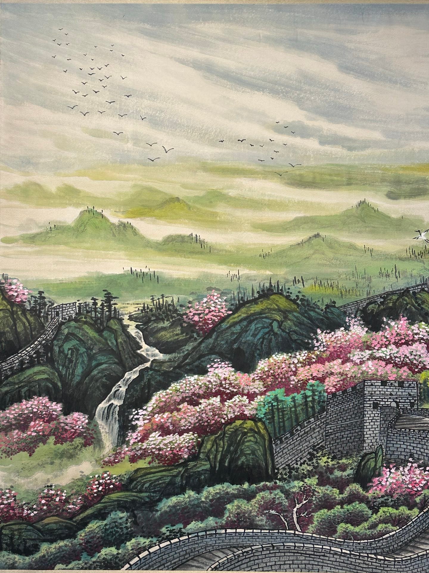Chinese scroll painting Guan Shanyue