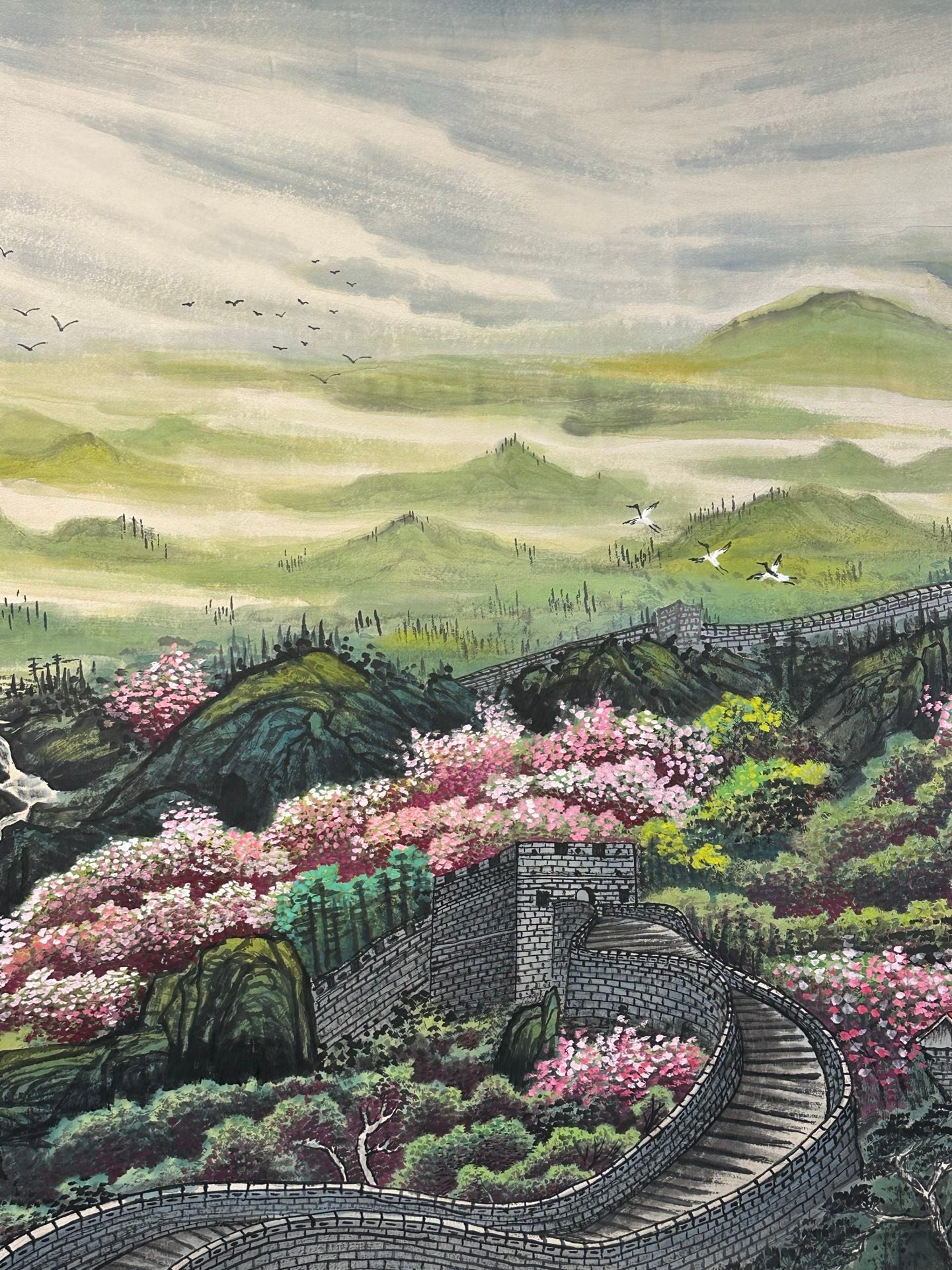 Chinese scroll painting Guan Shanyue