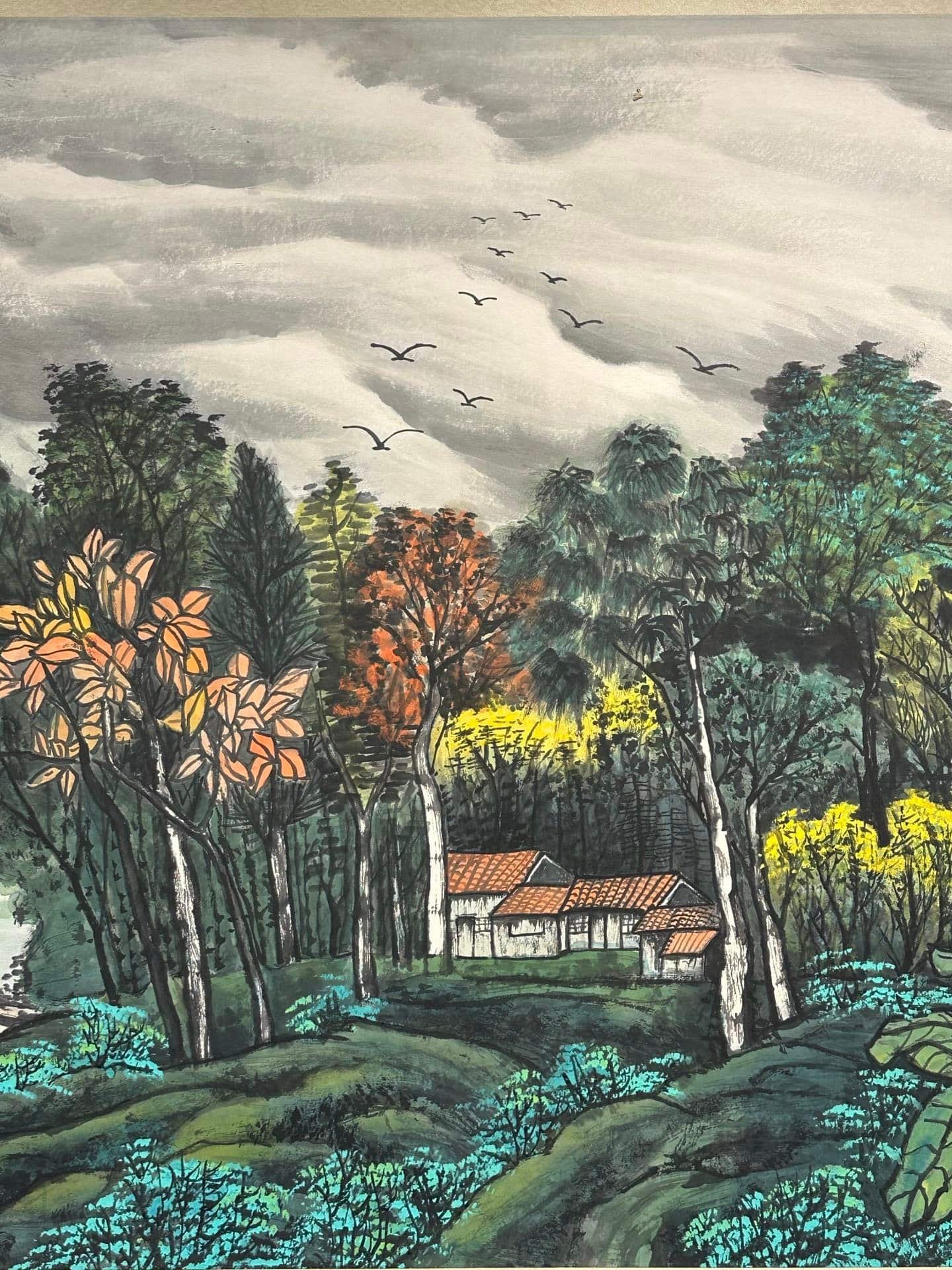 Chinese scroll painting Guan Shanyue