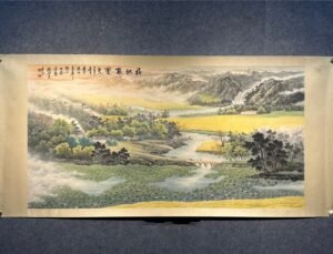 Chinese scroll painting Guan Shanyue