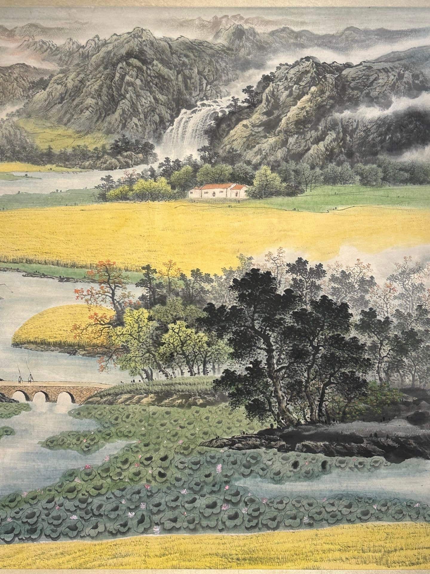 Chinese scroll painting Guan Shanyue