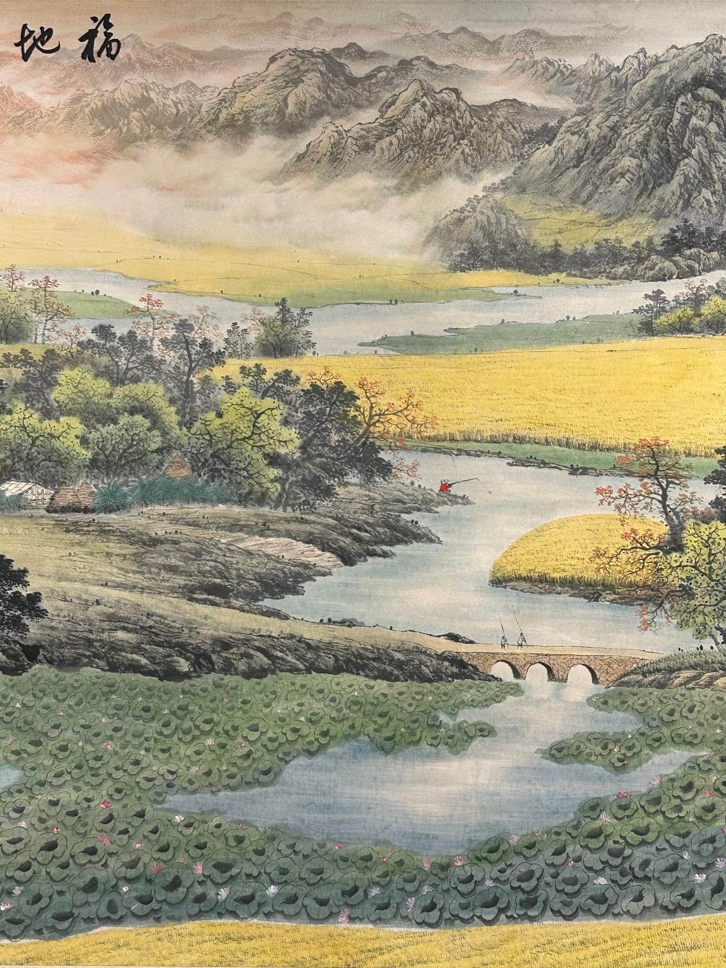 Chinese scroll painting Guan Shanyue