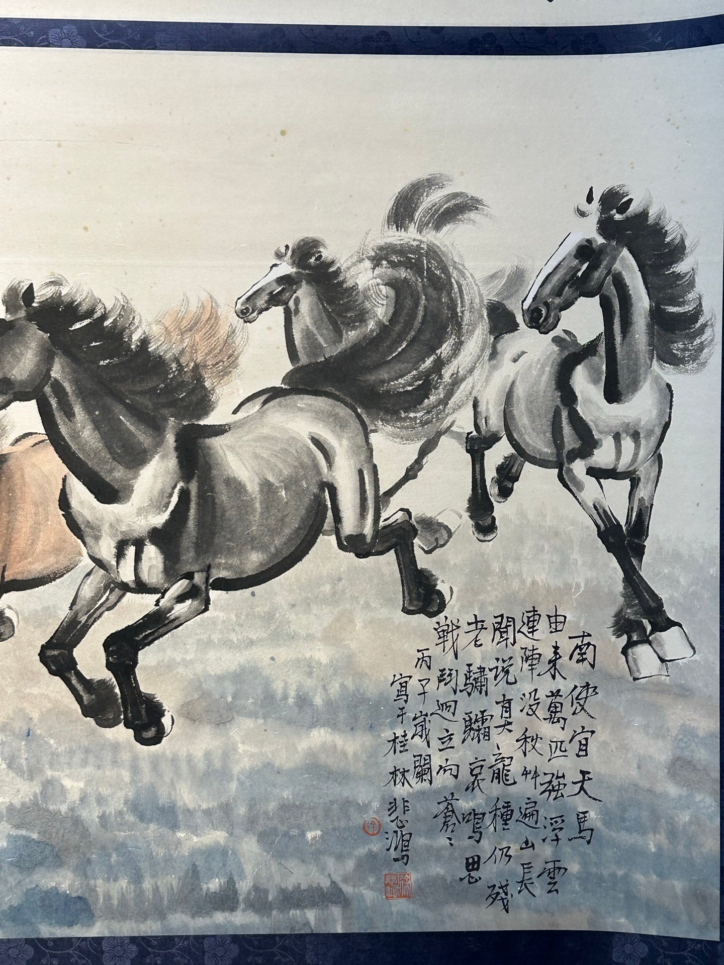 Chinese scroll painting Xu Beihong