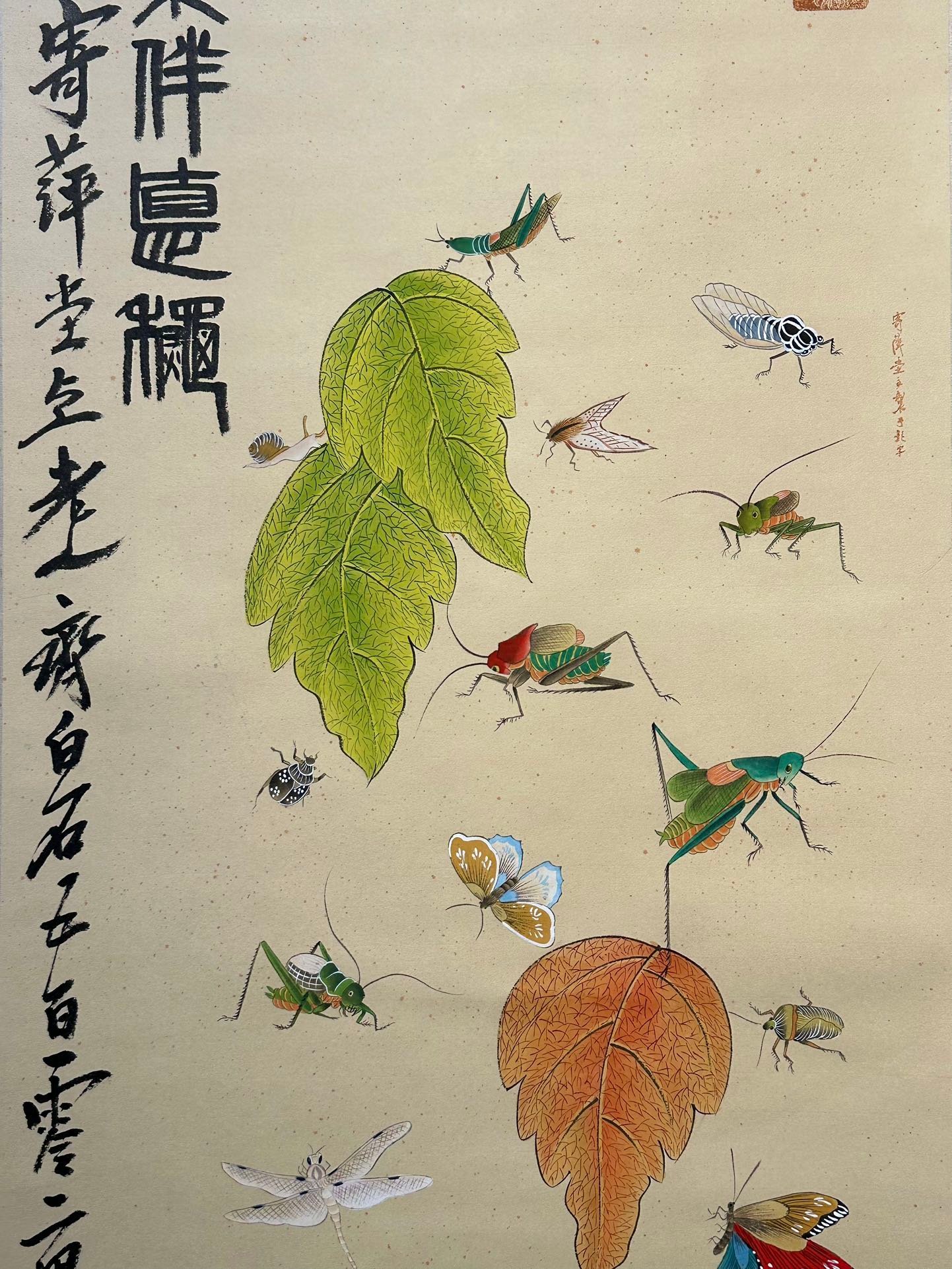 Chinese scroll painting Qi Baishi