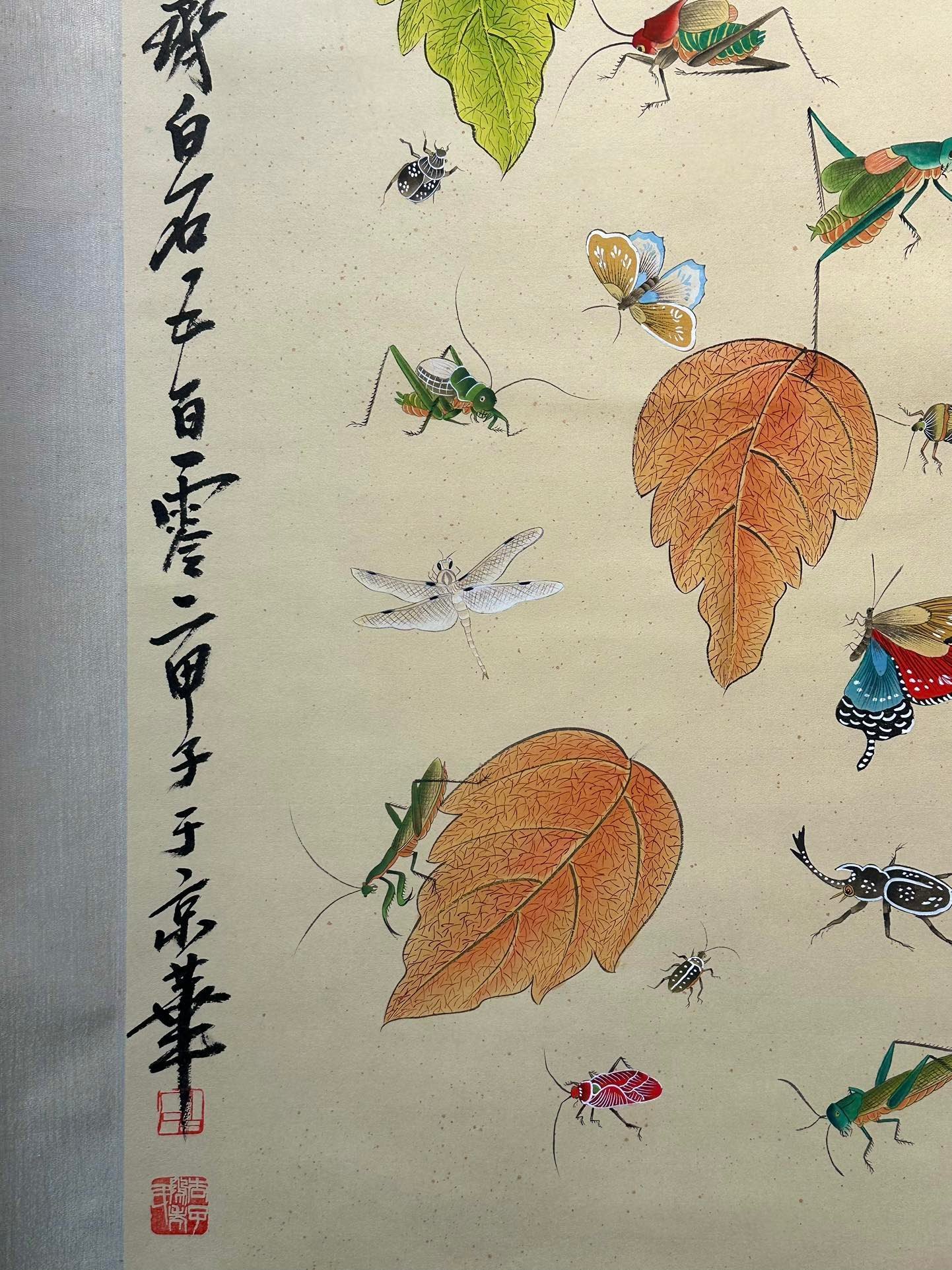 Chinese scroll painting Qi Baishi