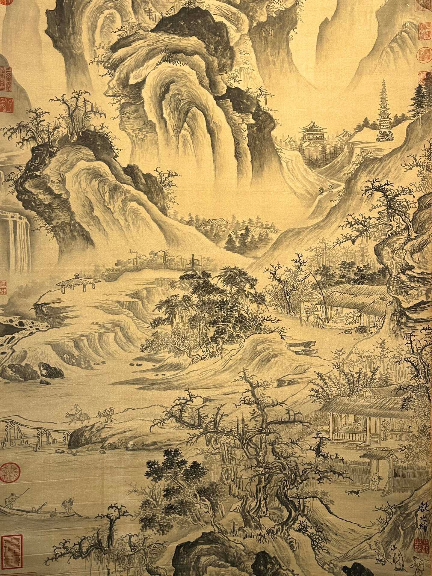 Chinese scroll painting Wang Xianzhi