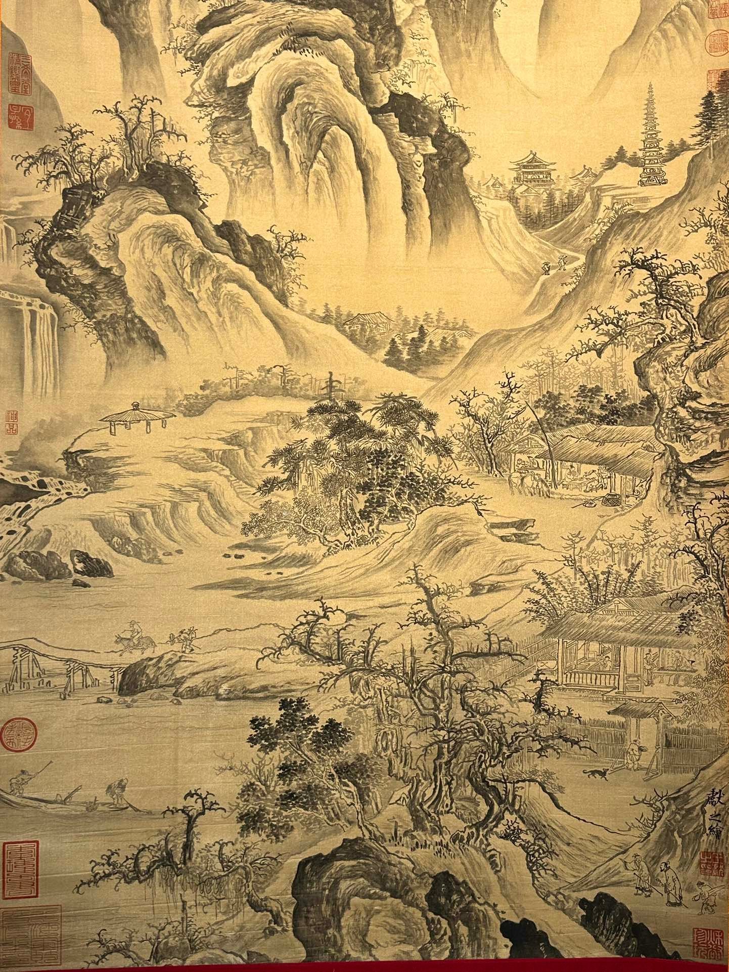 Chinese scroll painting Wang Xianzhi