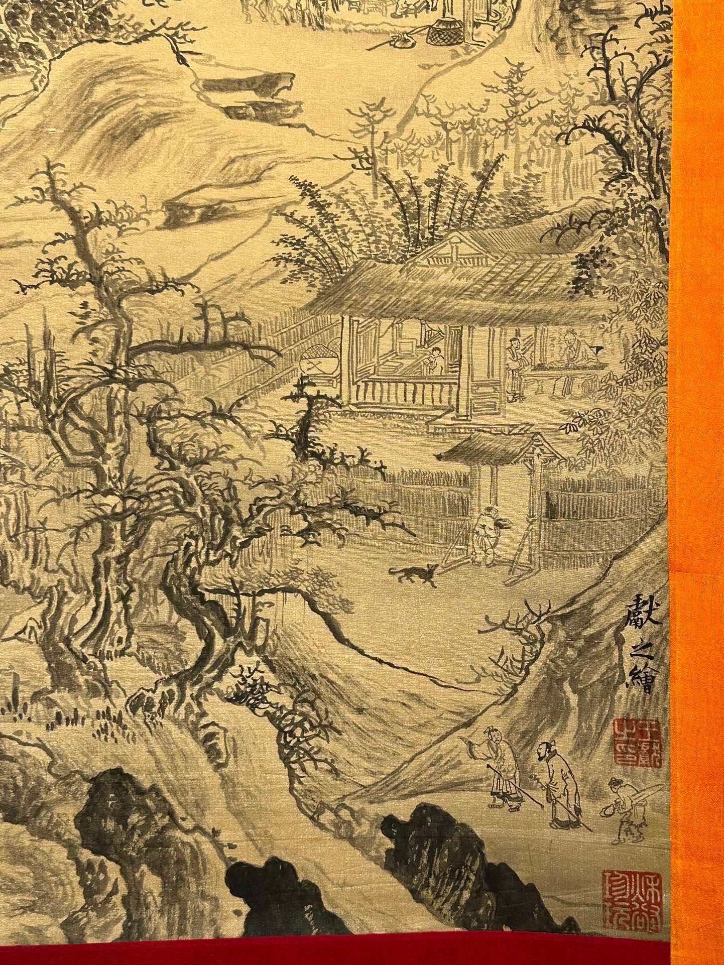 Chinese scroll painting Wang Xianzhi