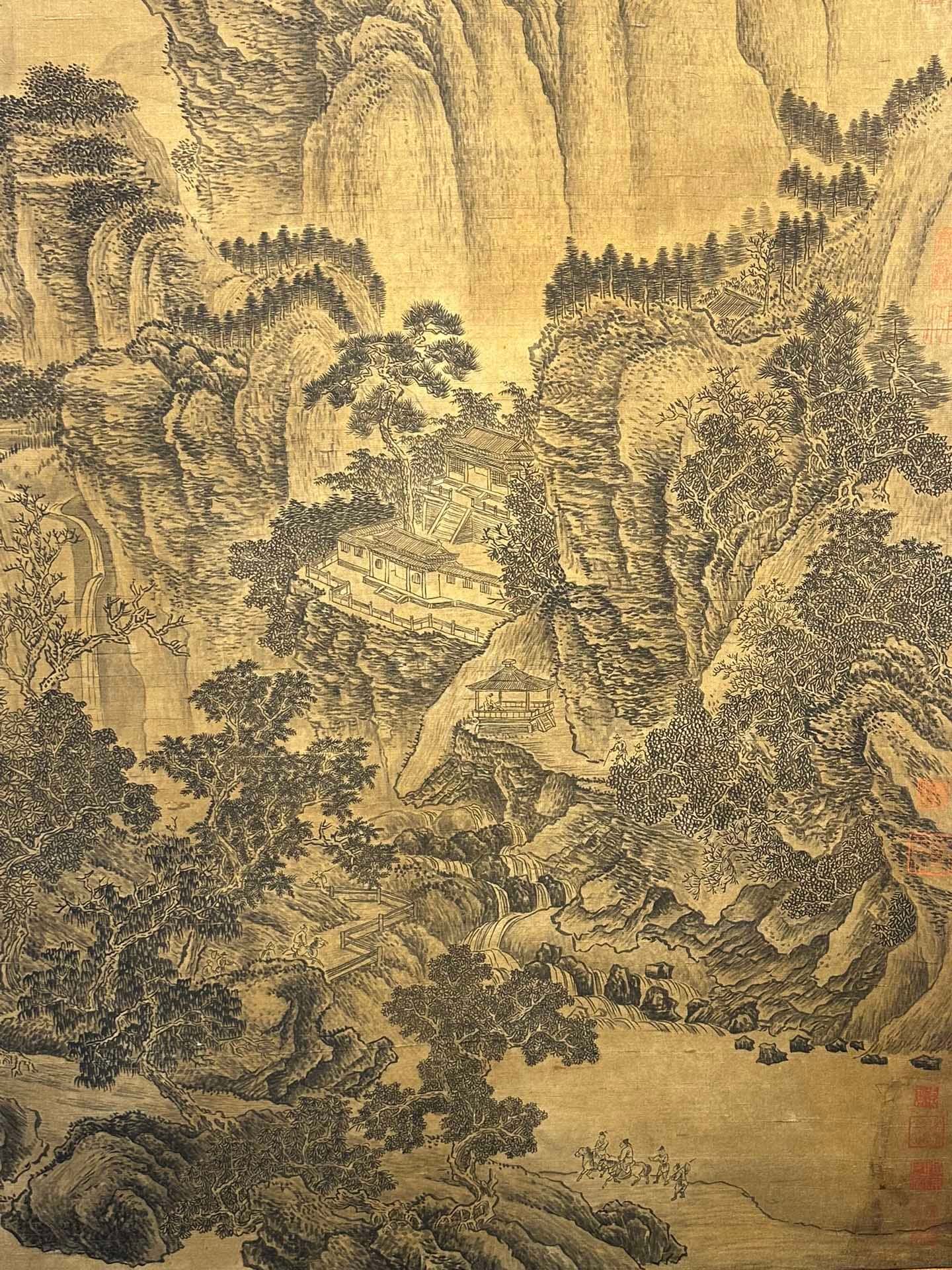 Chinese scroll painting Li Tang