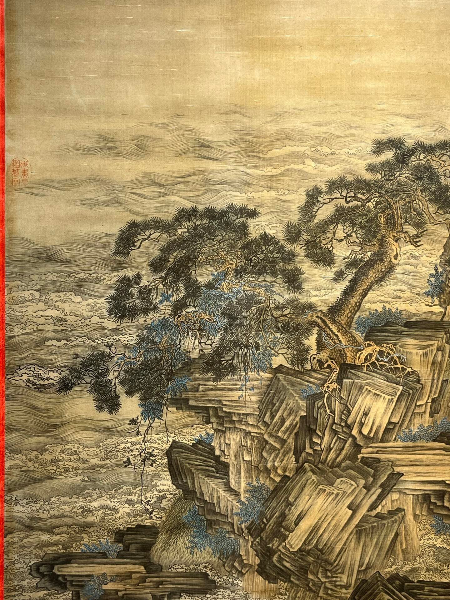 Chinese scroll painting Giuseppe