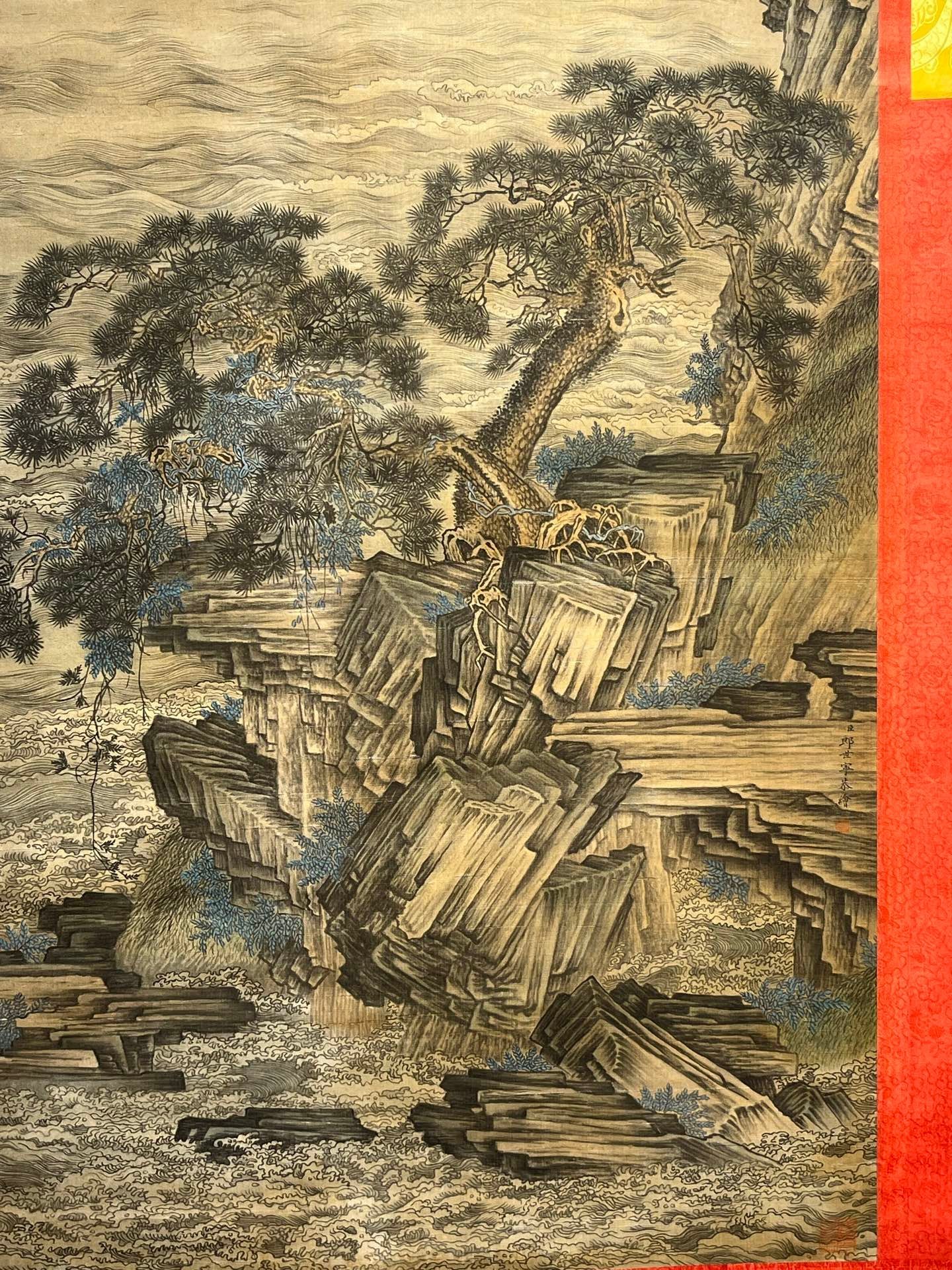 Chinese scroll painting Giuseppe