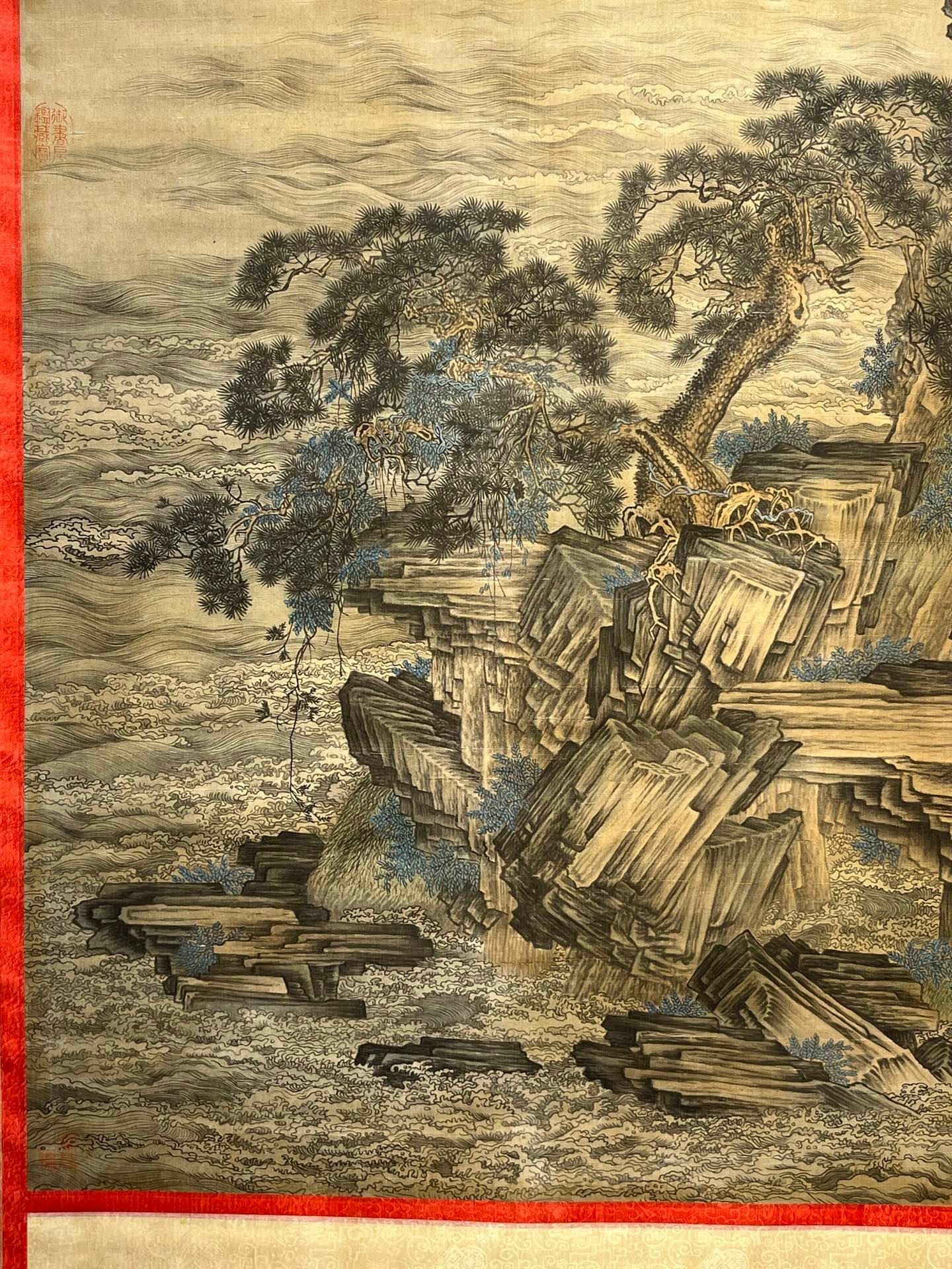 Chinese scroll painting Giuseppe