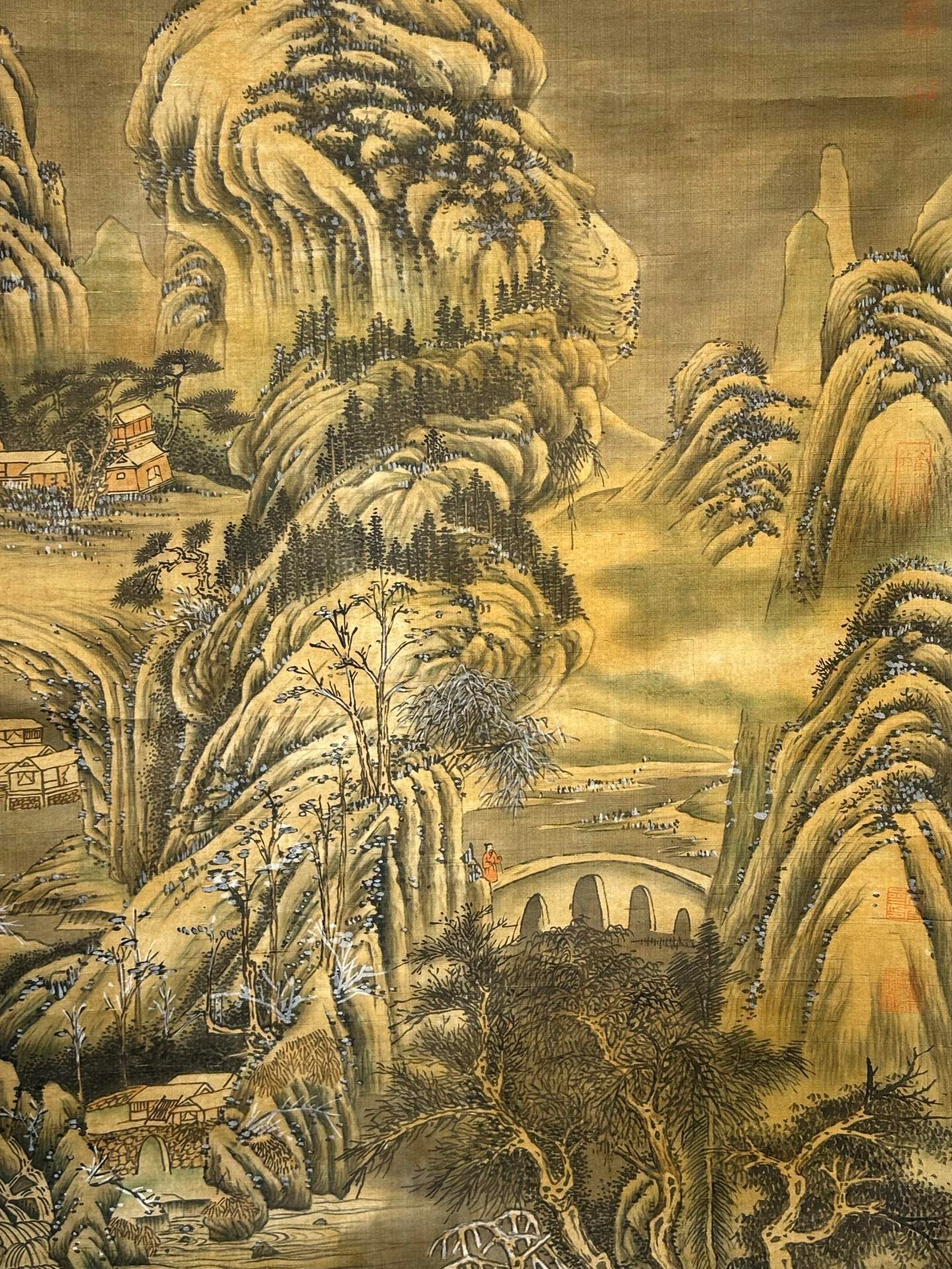 Chinese scroll painting Jing Hao