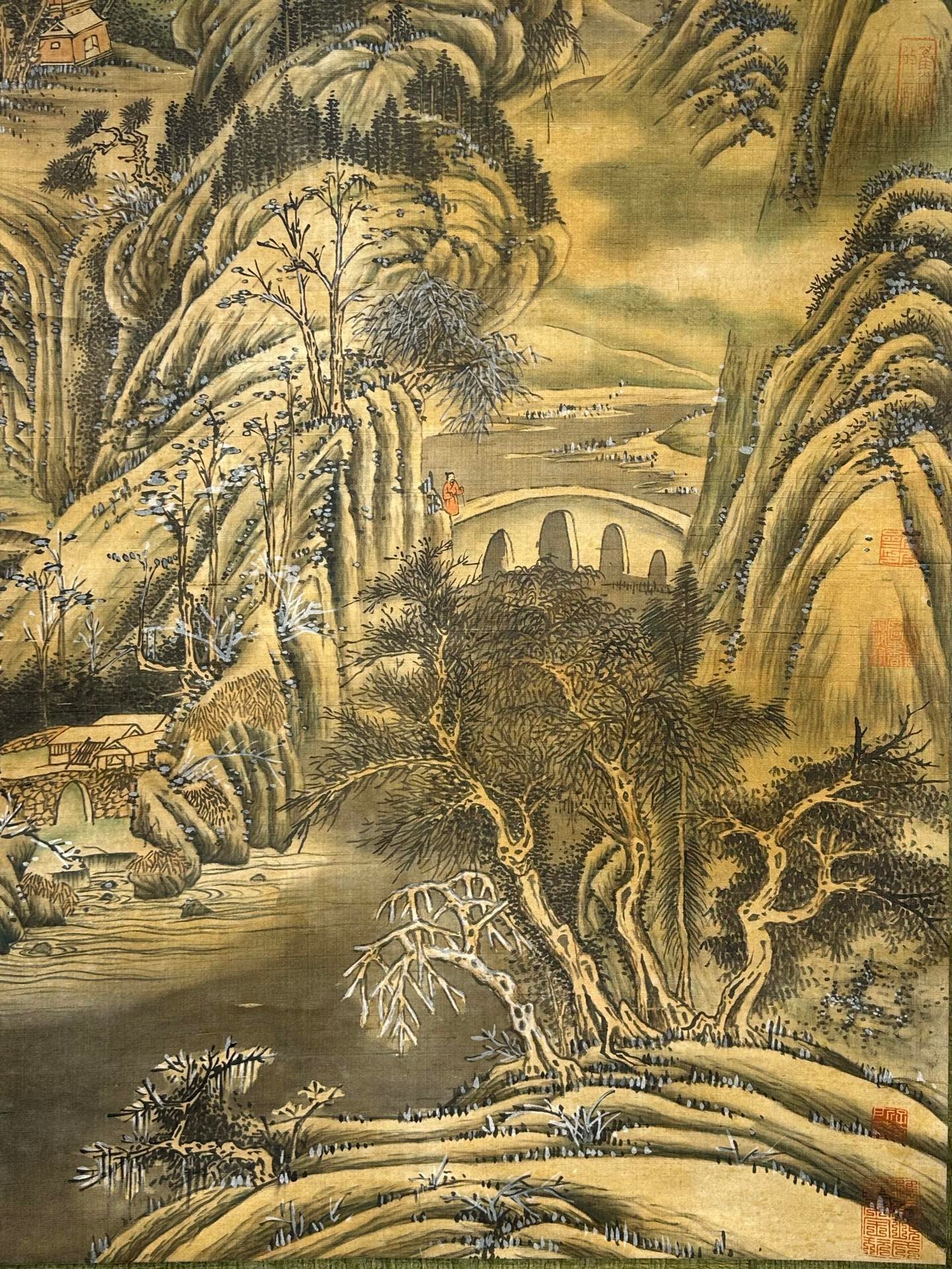 Chinese scroll painting Jing Hao
