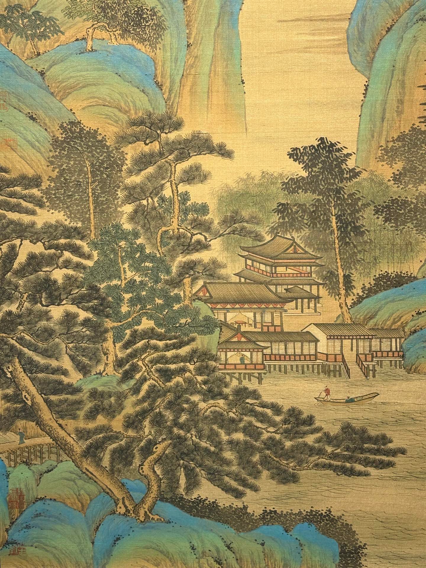 Chinese scroll painting Li Sixun