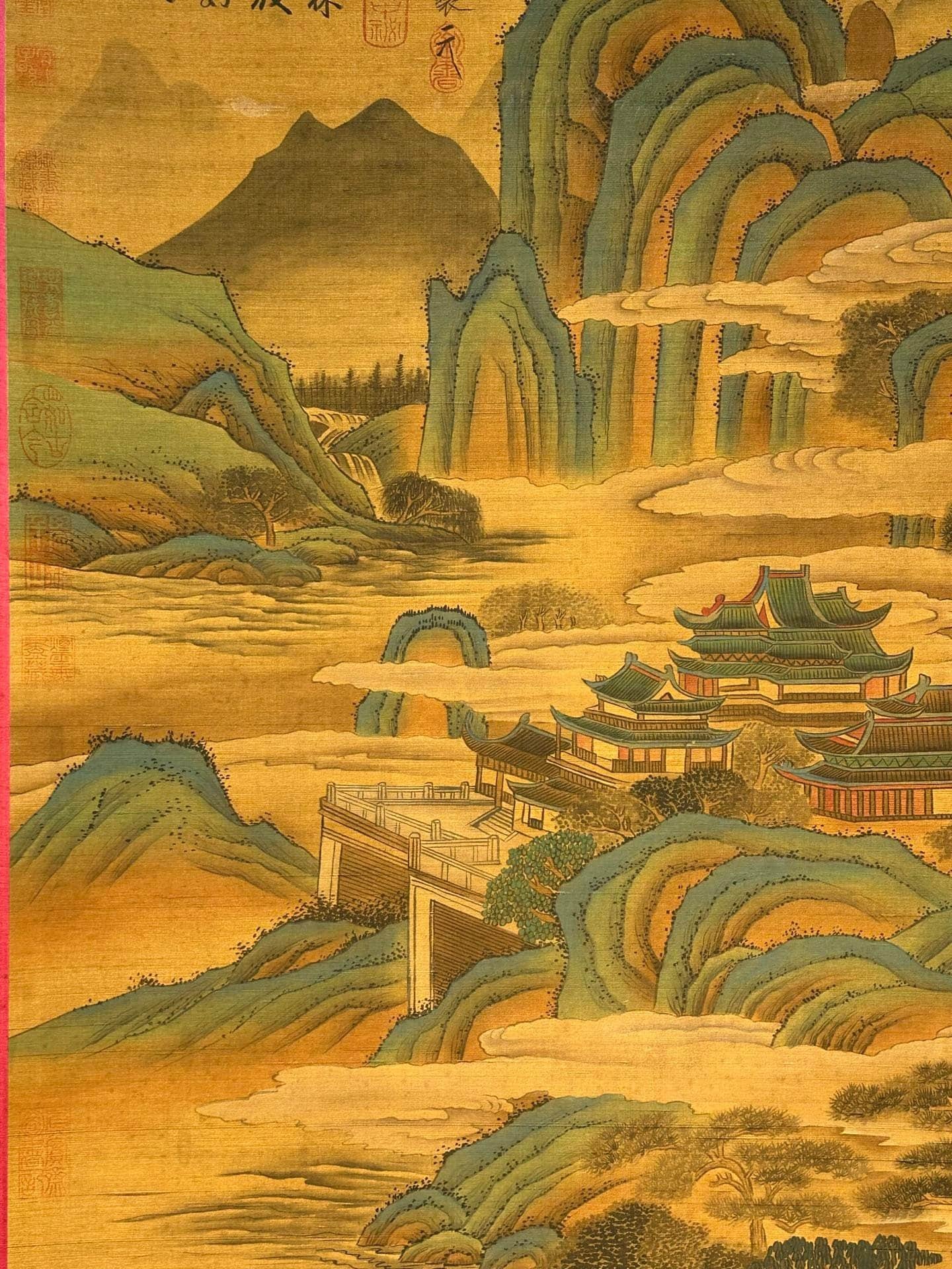 Chinese scroll painting Song Huizong