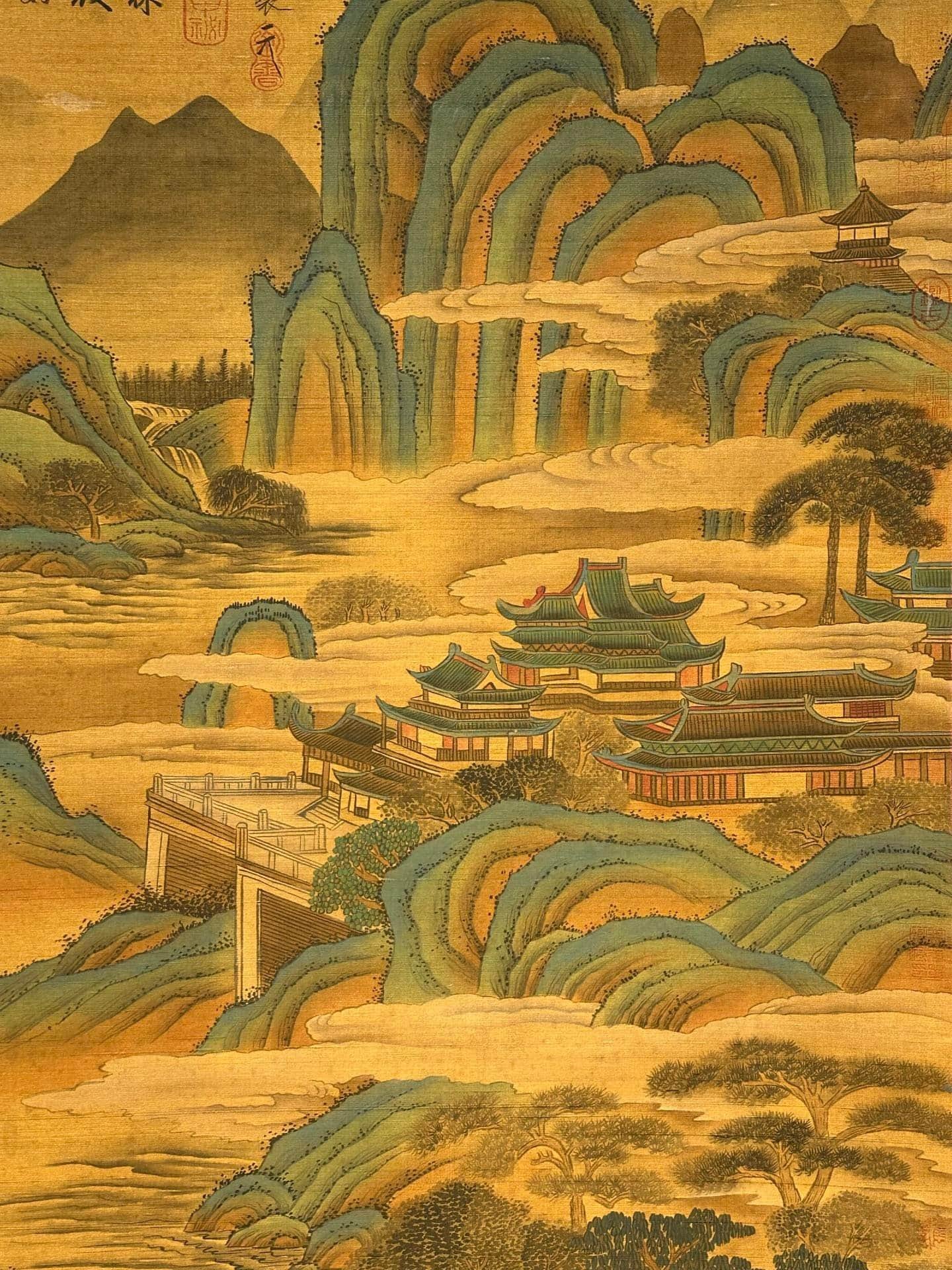 Chinese scroll painting Song Huizong