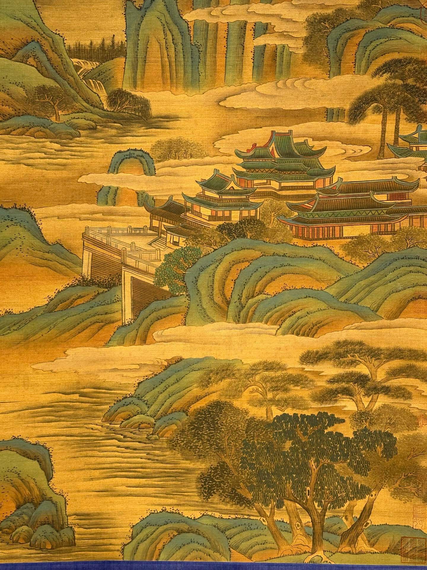 Chinese scroll painting Song Huizong