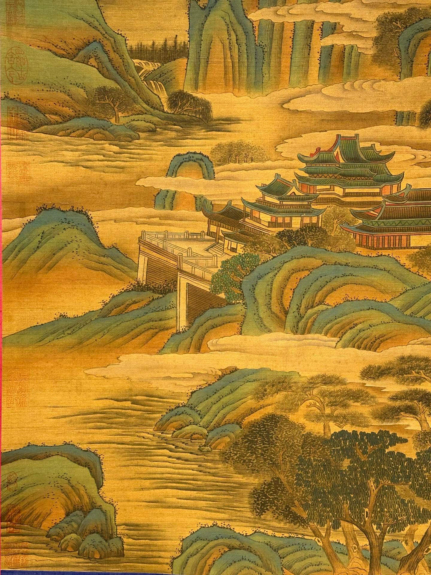Chinese scroll painting Song Huizong
