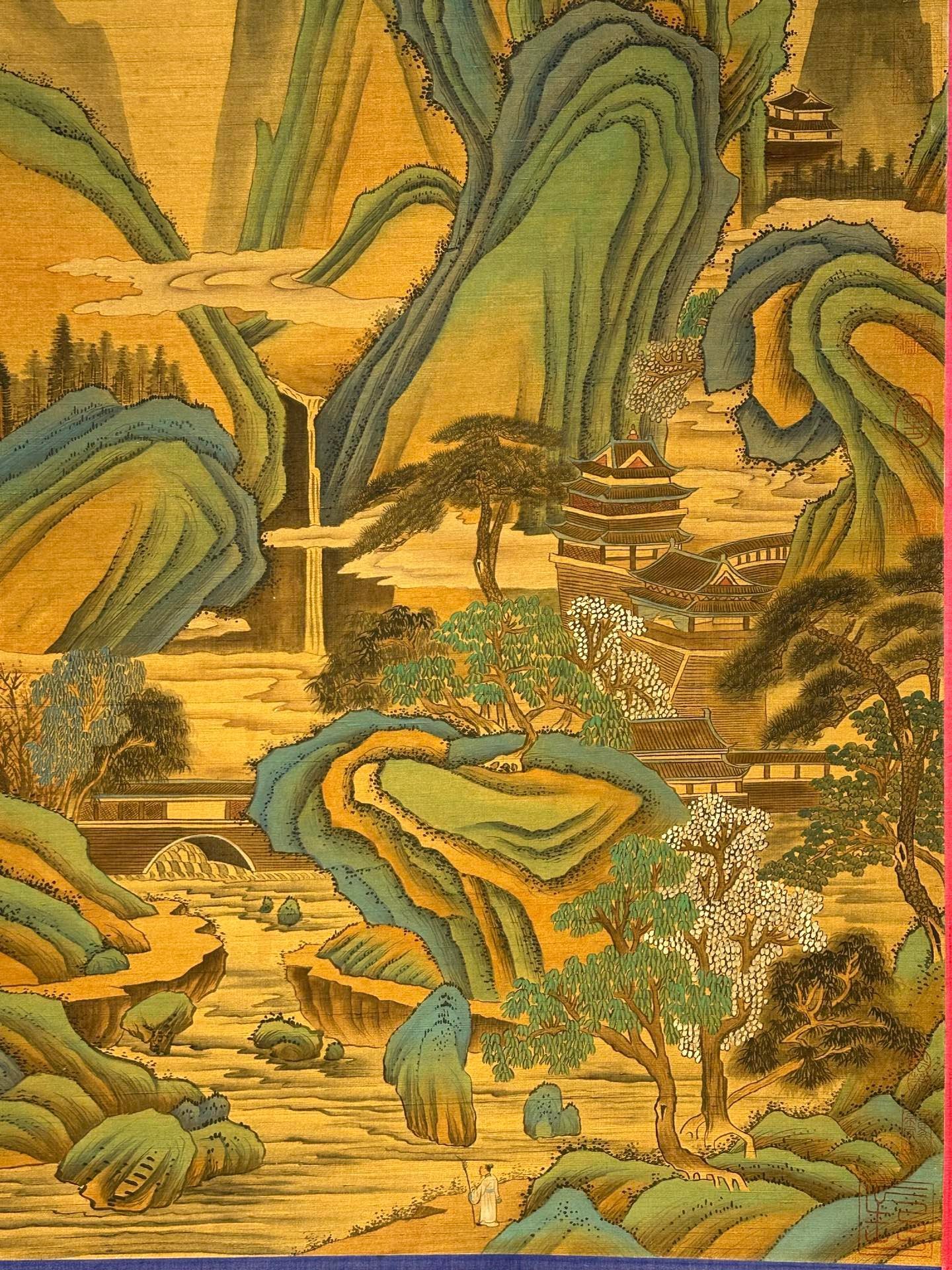 Chinese scroll painting Qin Shi Huang Ying Zheng