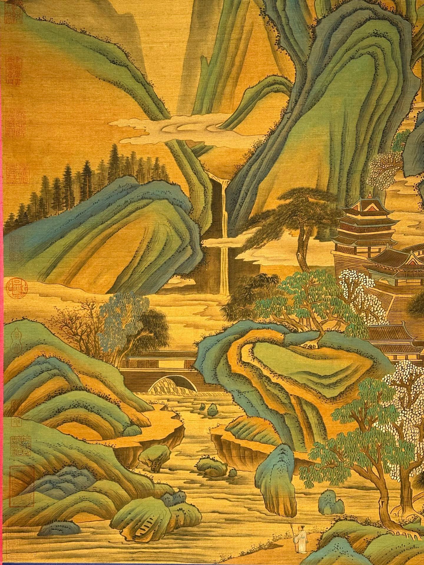 Chinese scroll painting Qin Shi Huang Ying Zheng