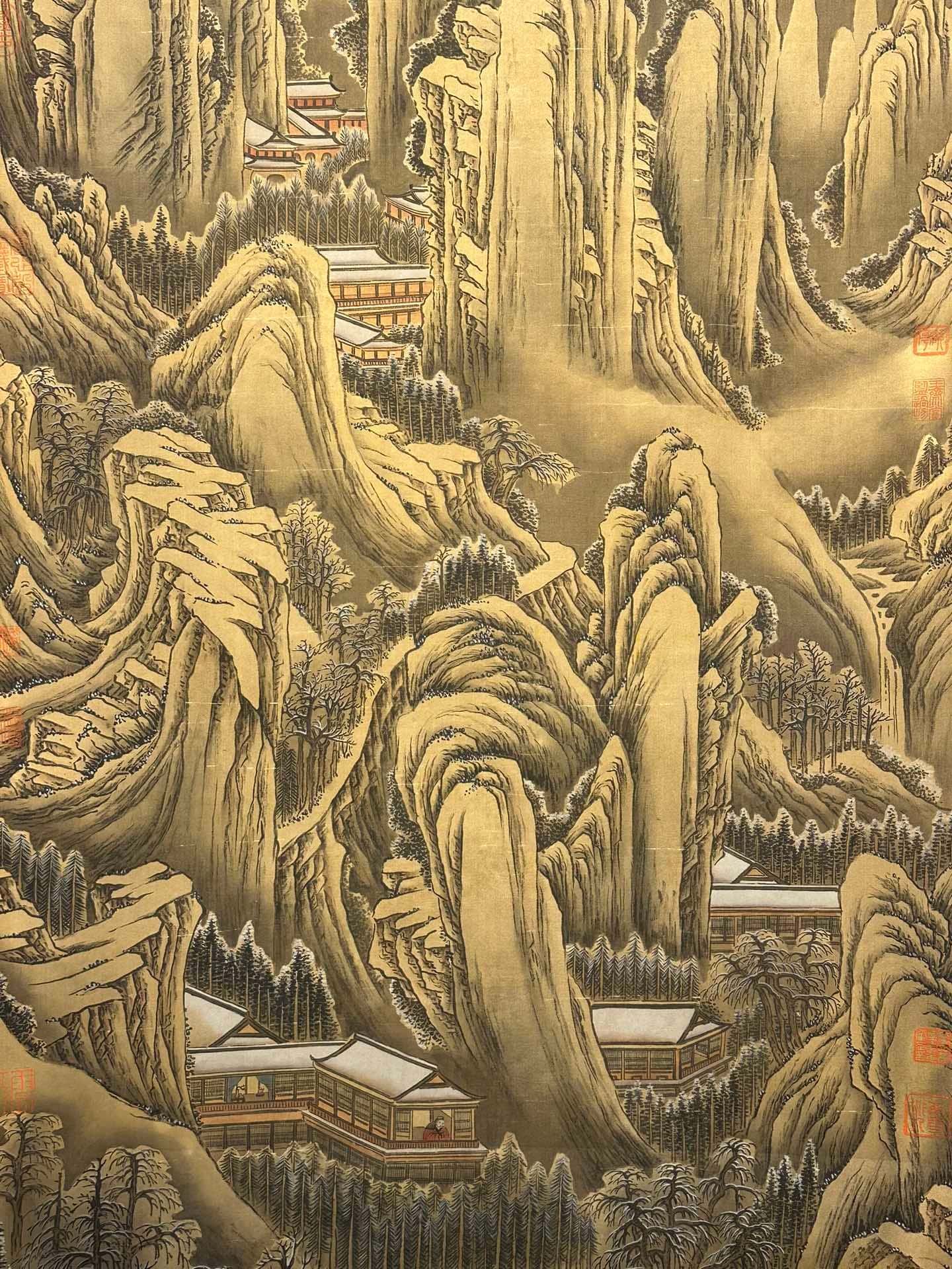 Chinese scroll painting Li Cheng