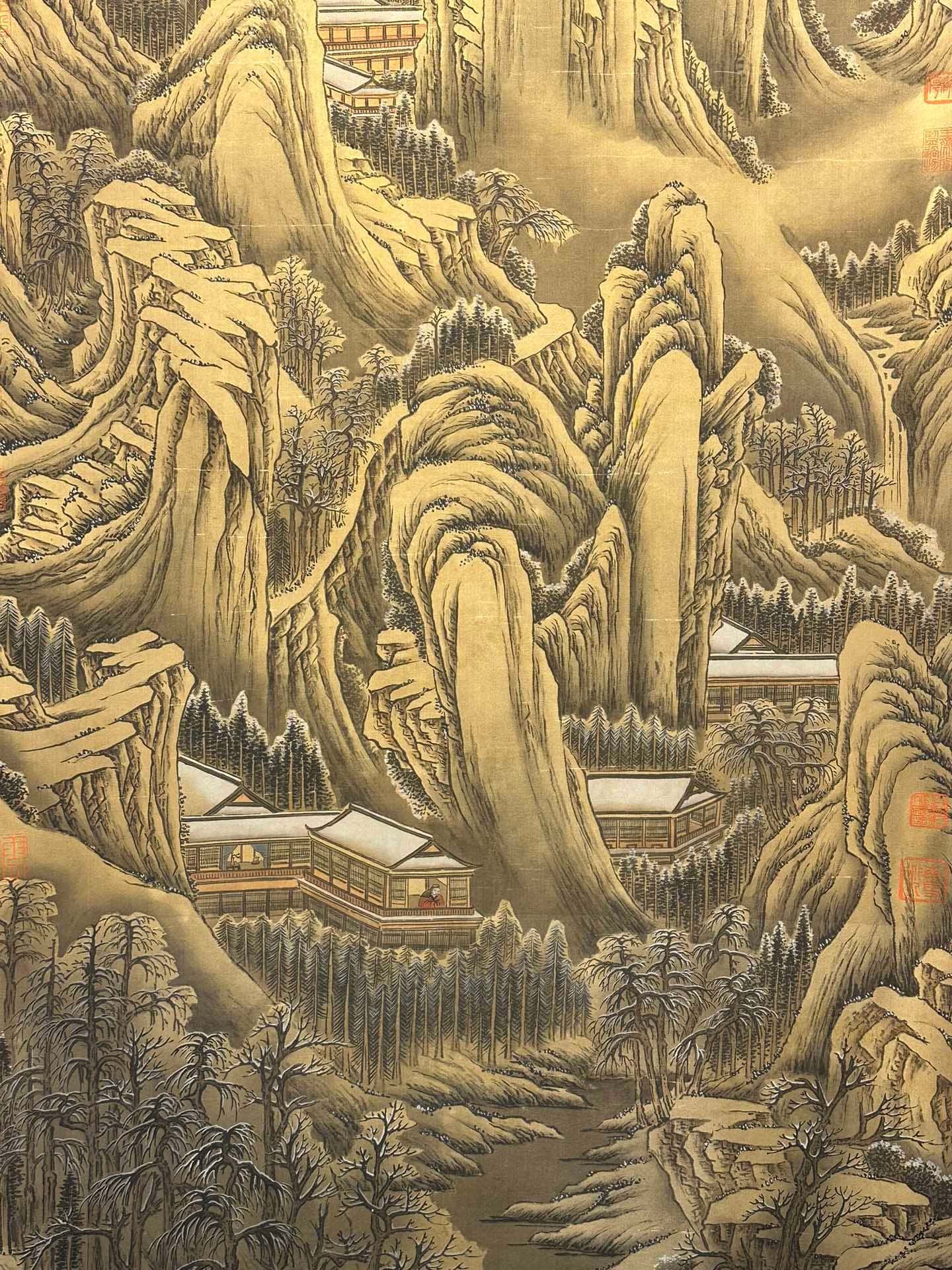 Chinese scroll painting Li Cheng