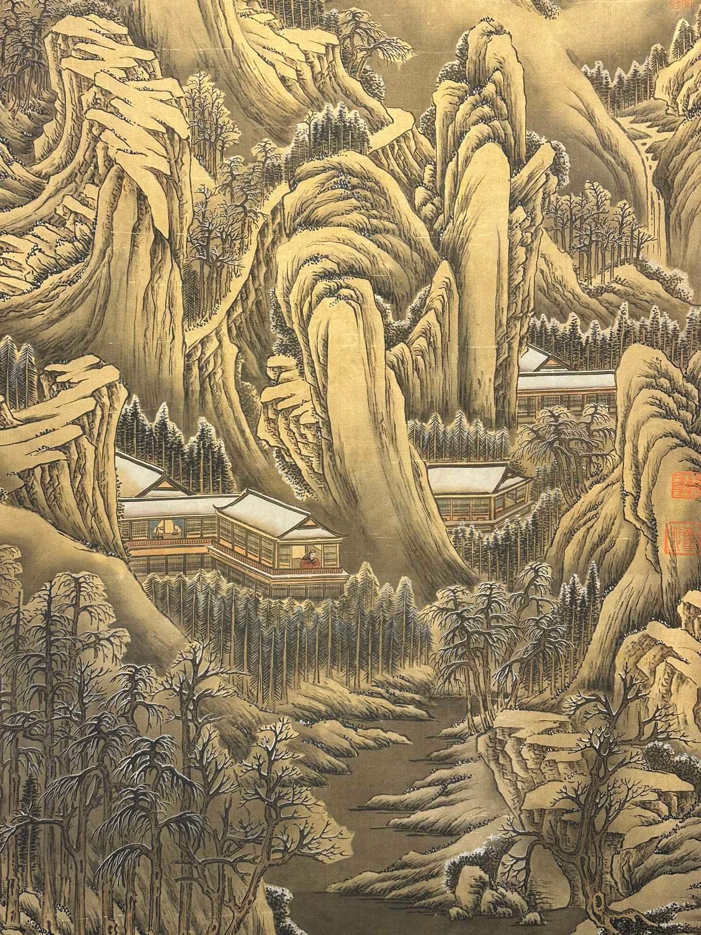 Chinese scroll painting Li Cheng