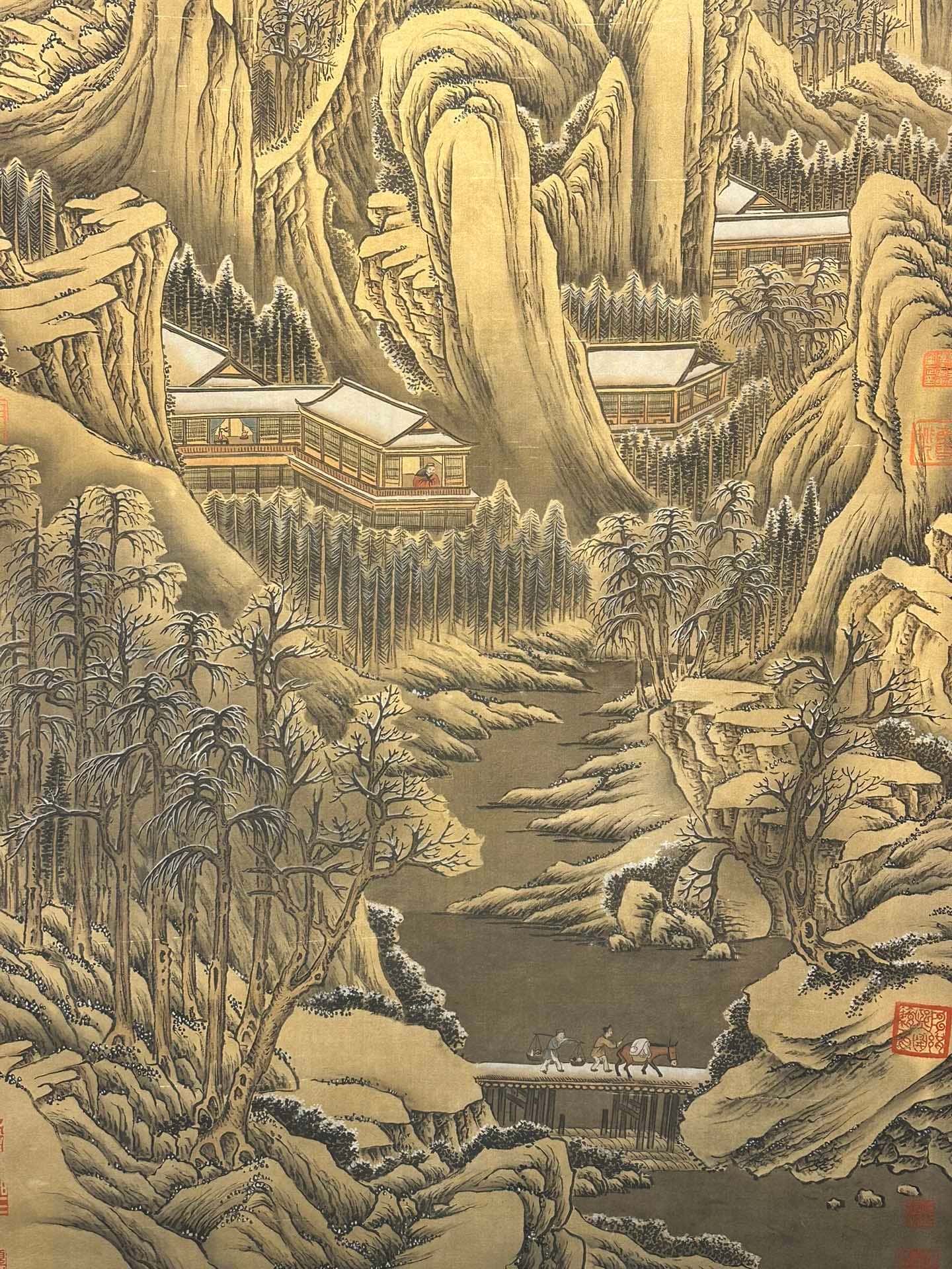 Chinese scroll painting Li Cheng