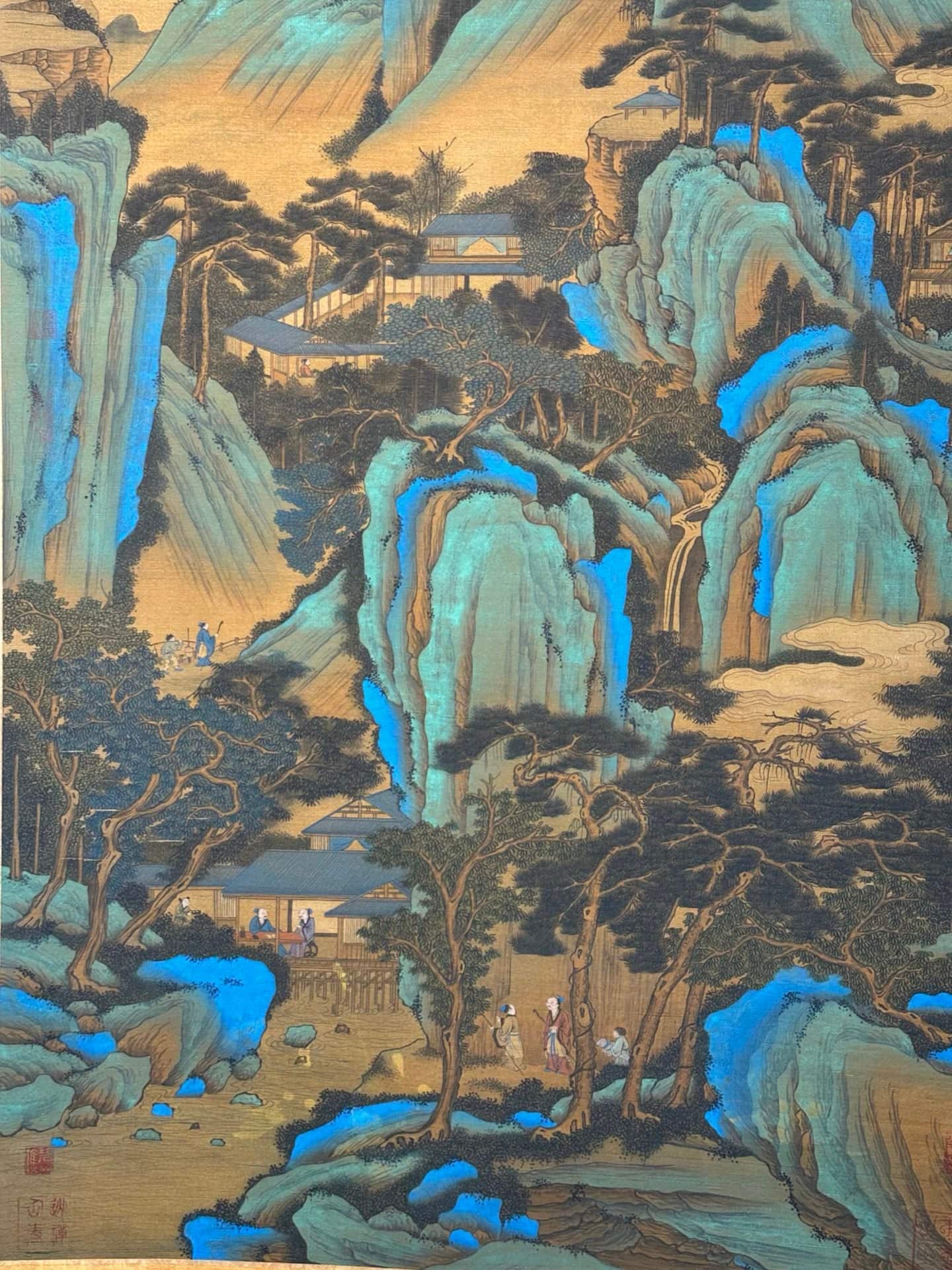 Chinese scroll painting Song Huizong