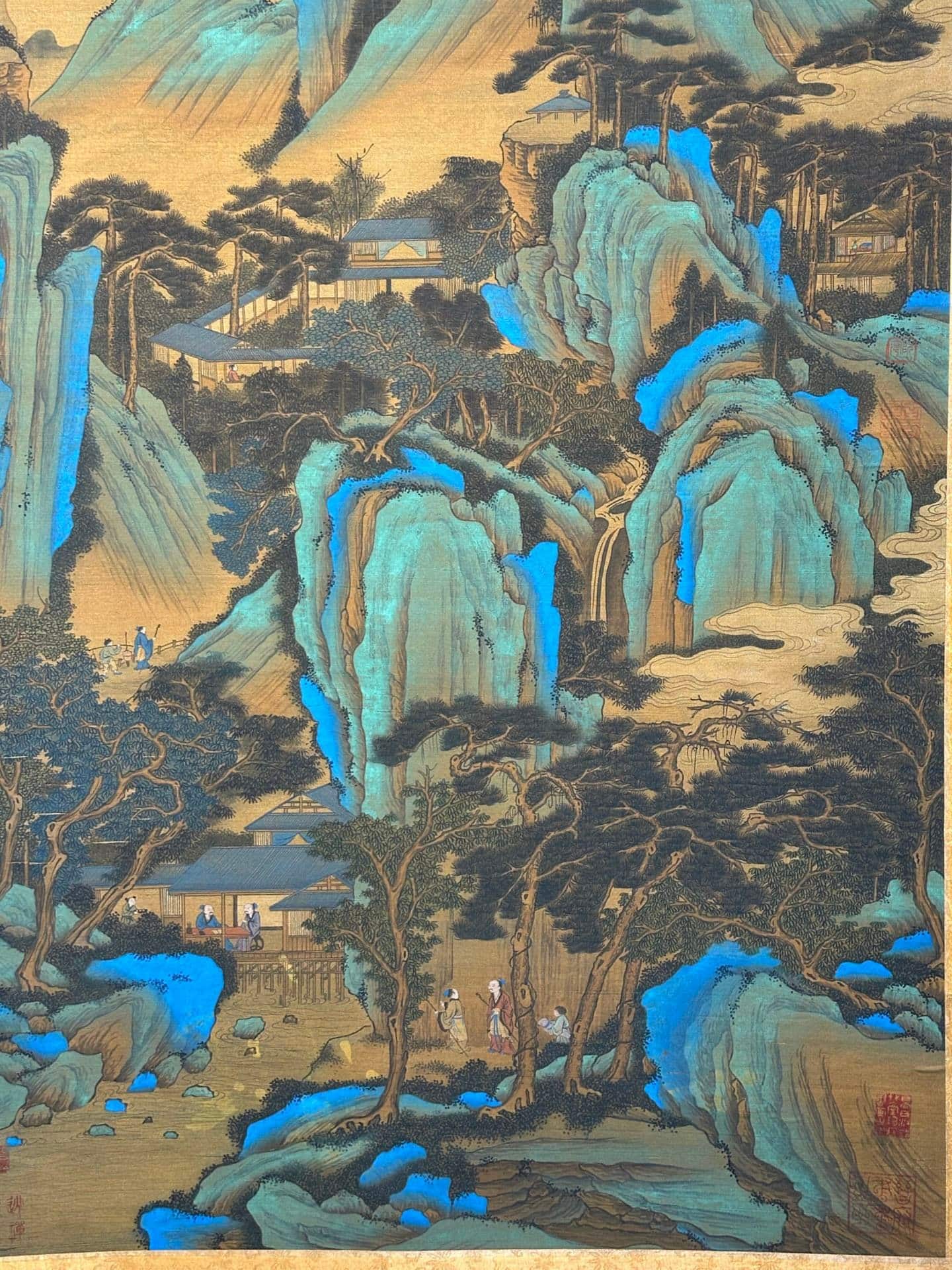 Chinese scroll painting Song Huizong
