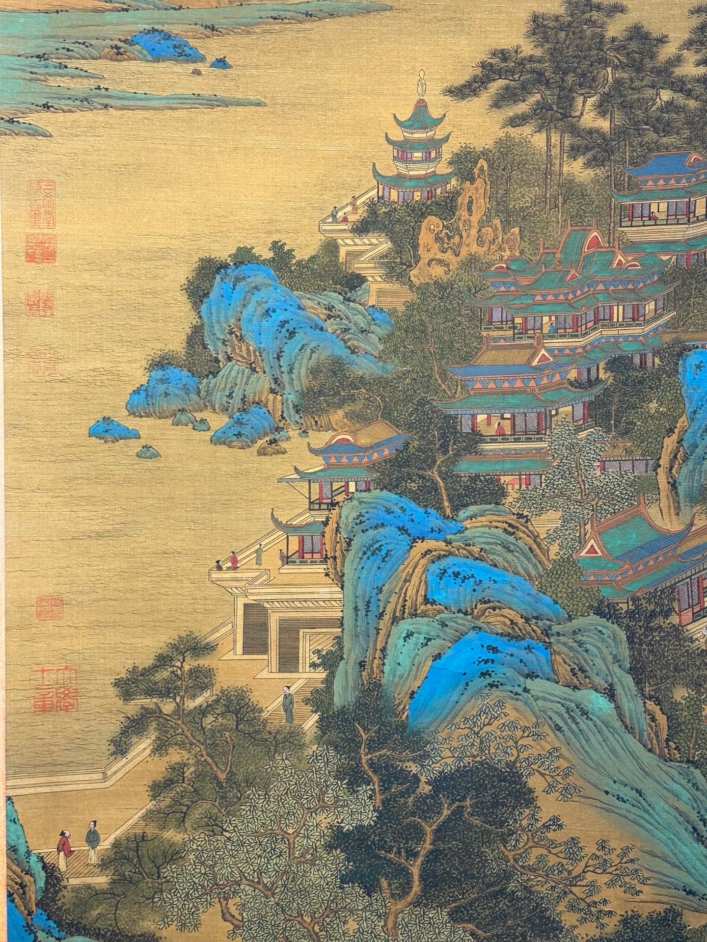 Chinese scroll painting Zhu Zhanji