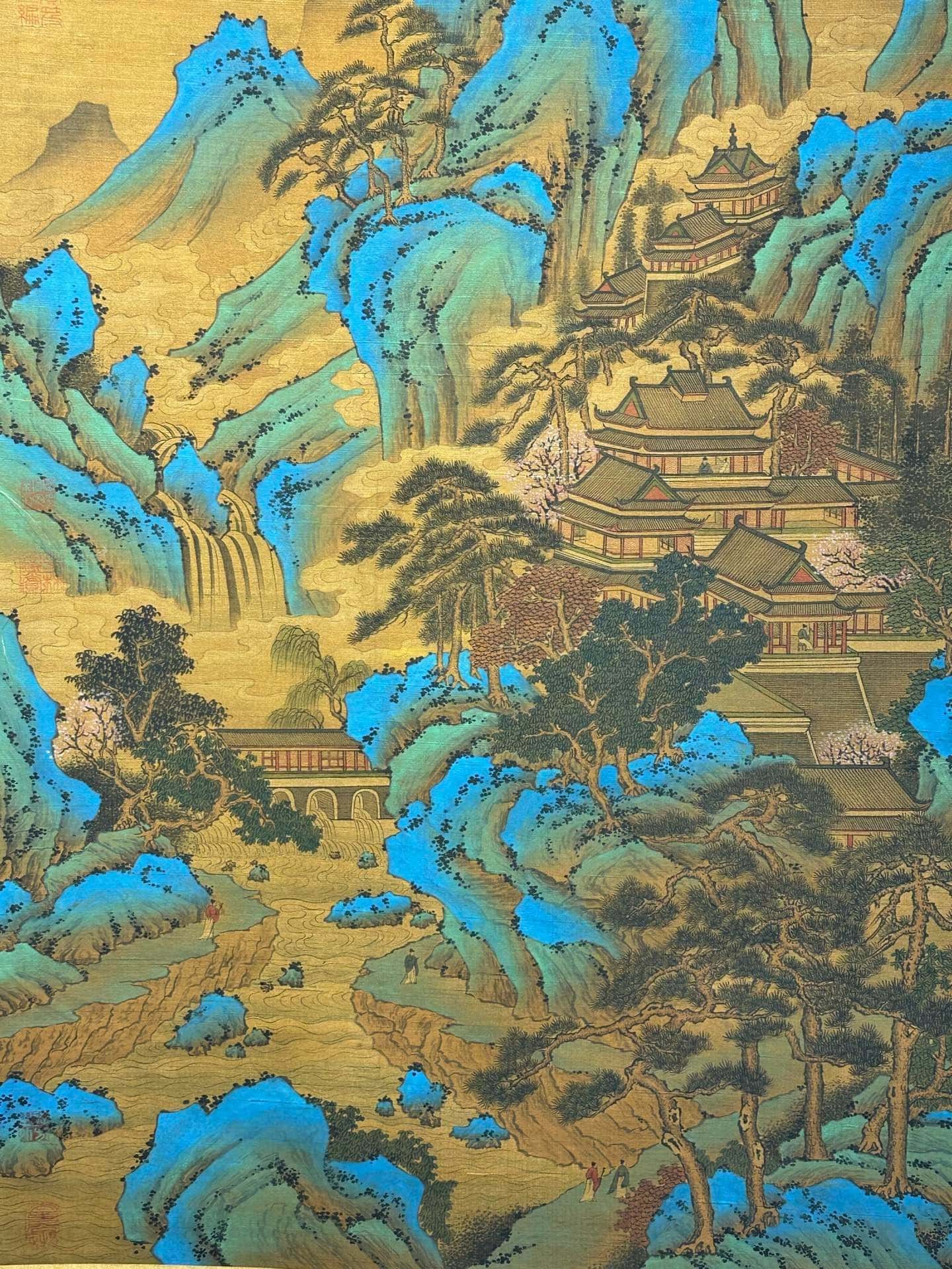 Chinese scroll painting Tang Taizong