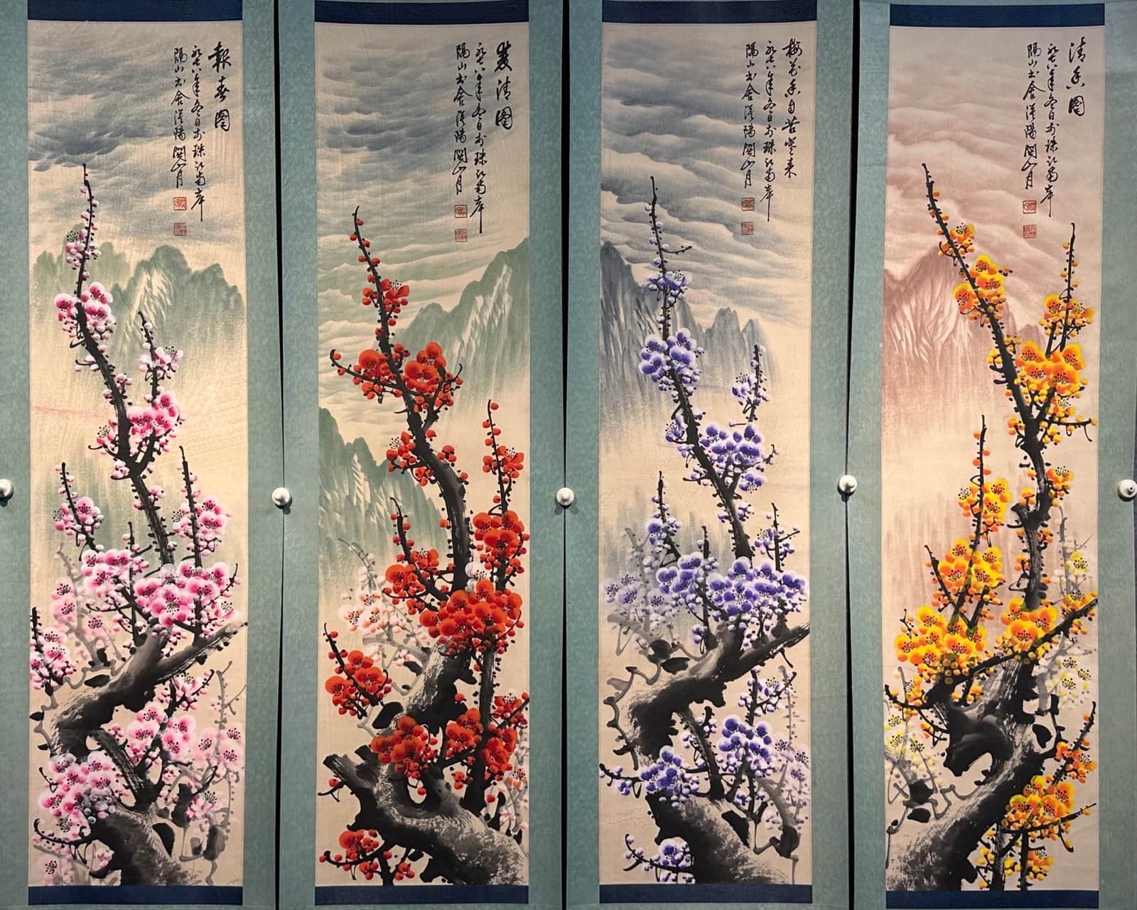 Chinese scroll painting Guan Shanyue