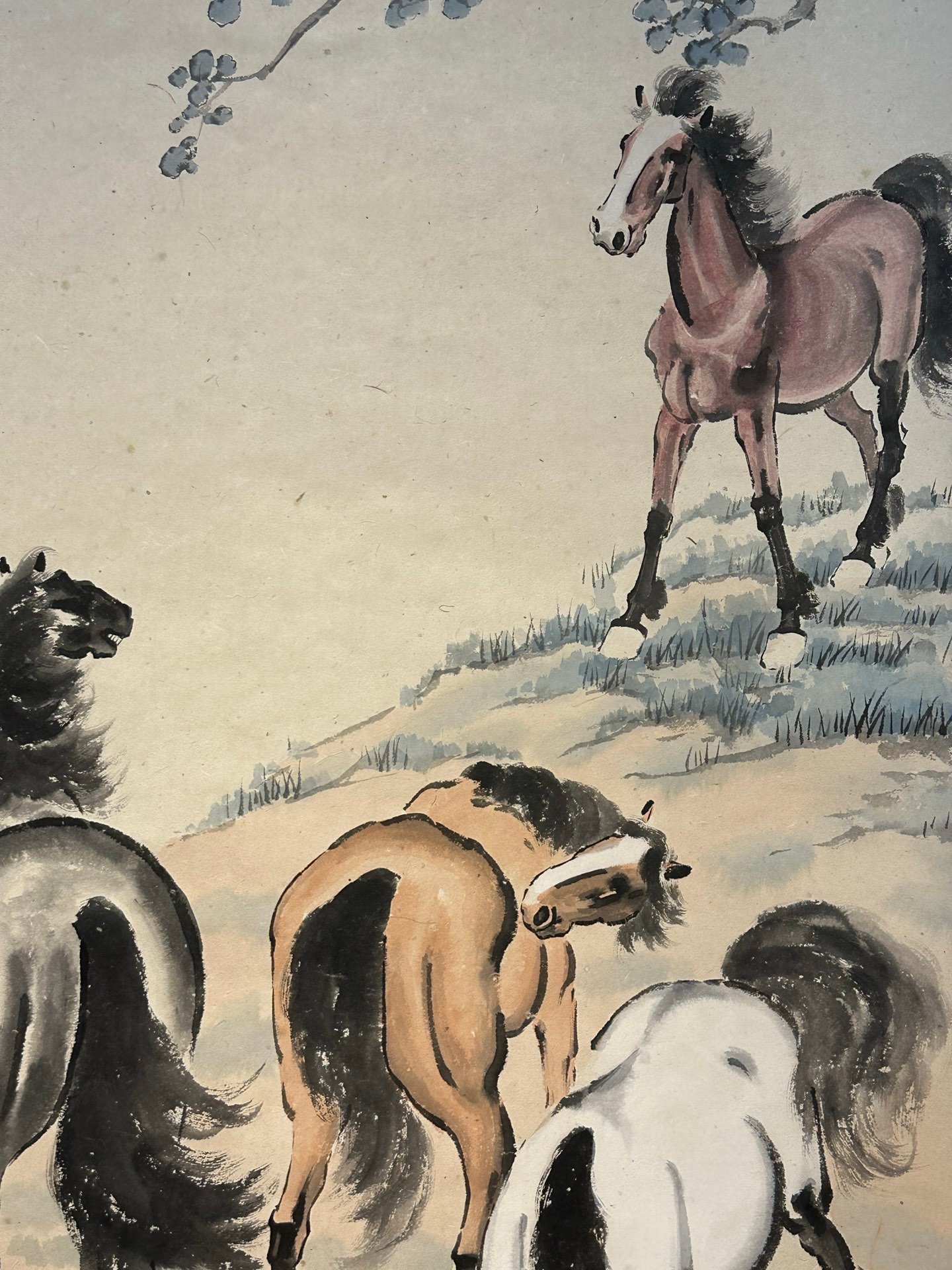Chinese scroll painting Xu Beihong