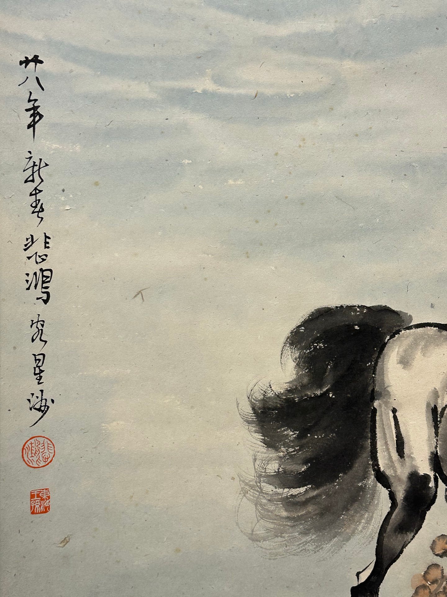 Chinese scroll painting Xu Beihong