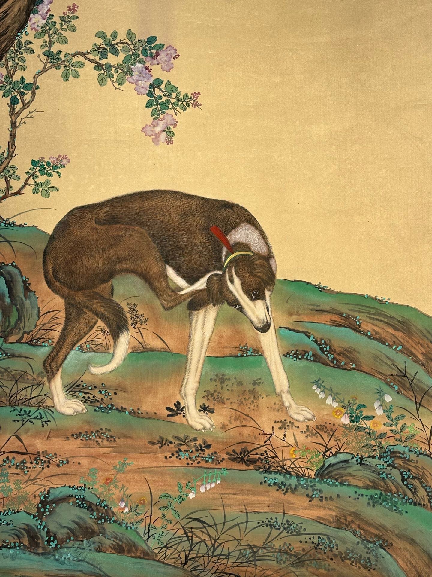 Chinese scroll painting Giuseppe