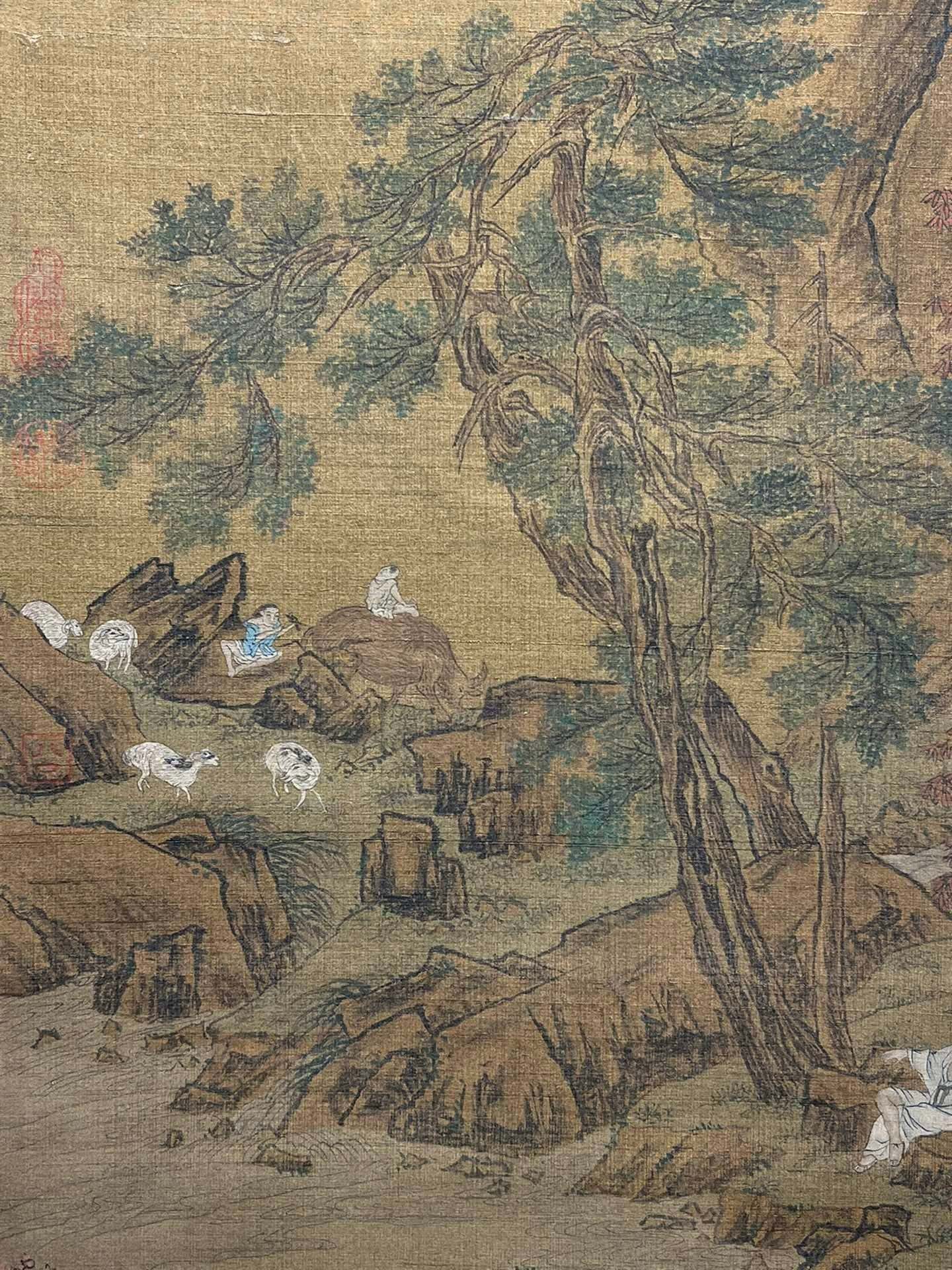 Chinese scroll painting Zhao Mengfu