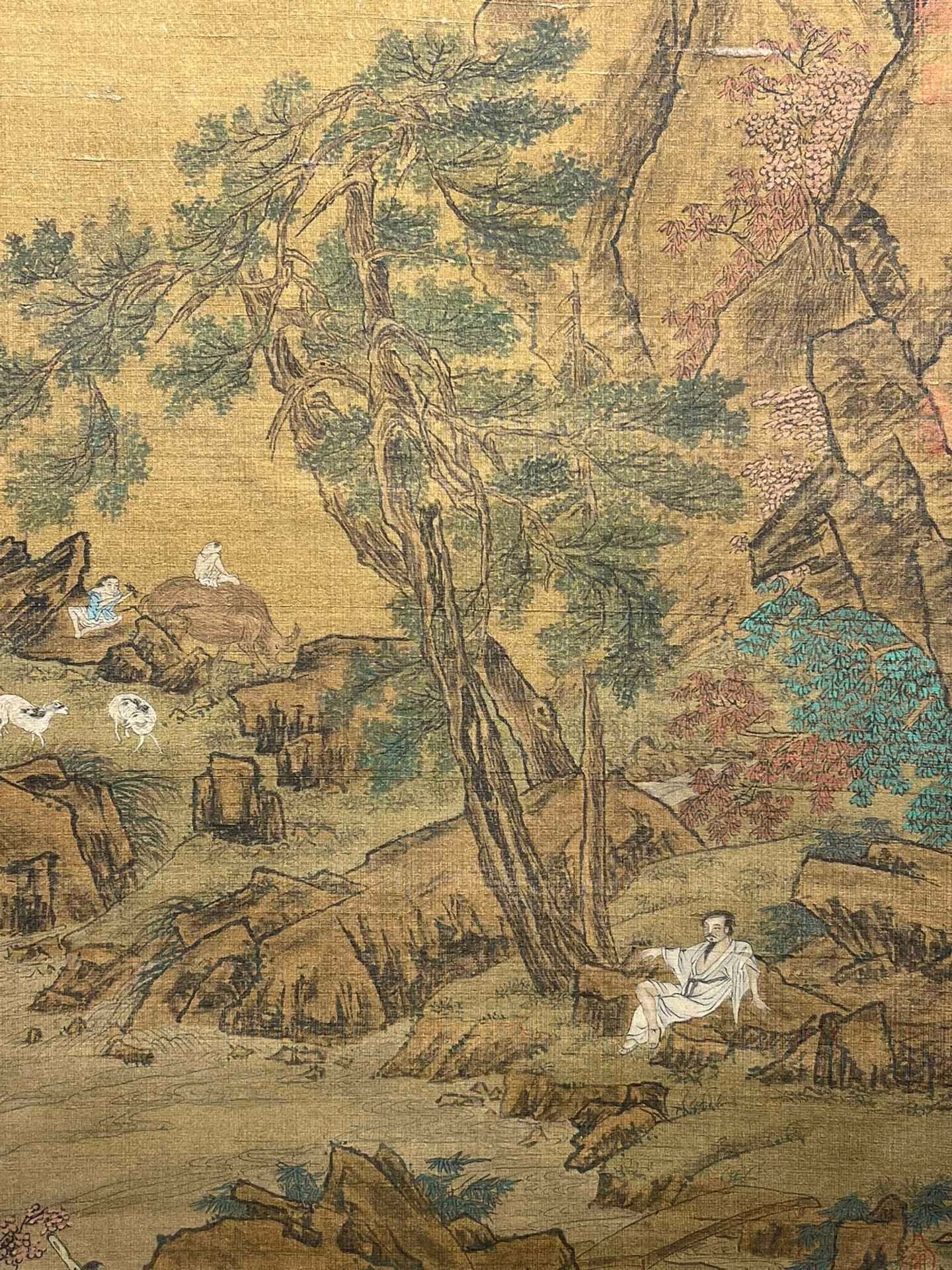 Chinese scroll painting Zhao Mengfu