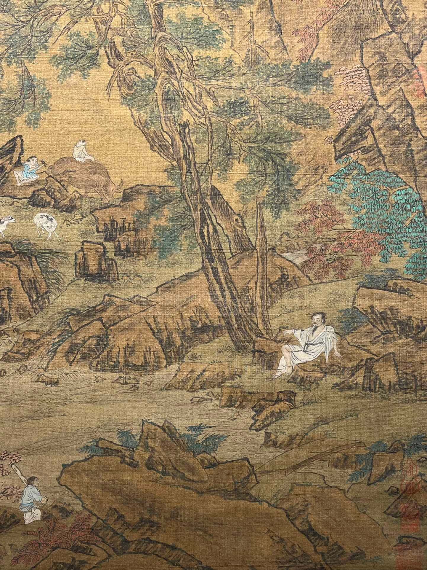 Chinese scroll painting Zhao Mengfu