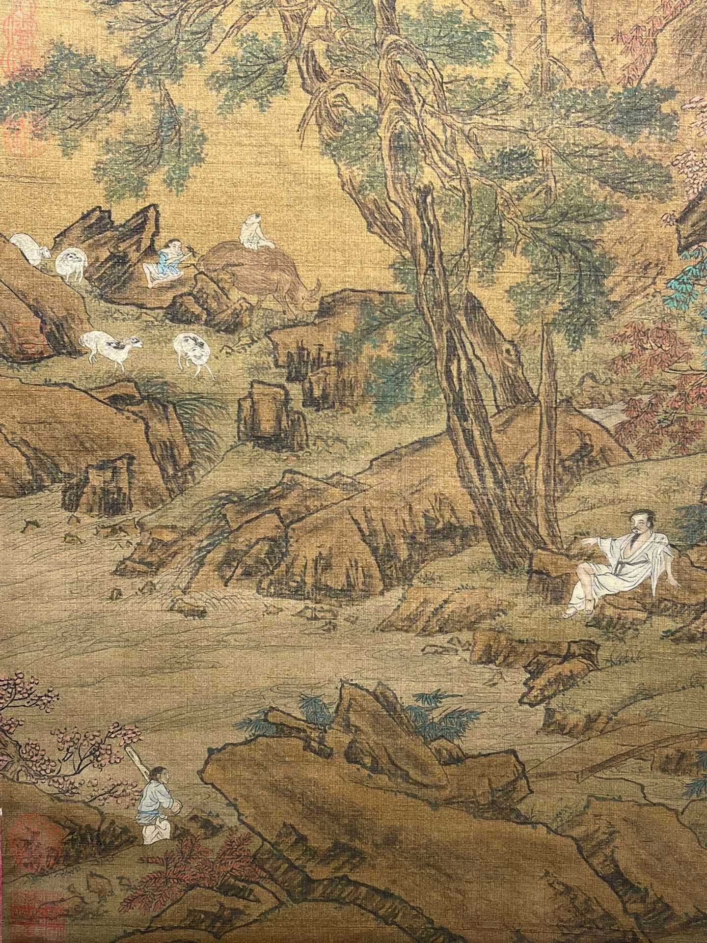 Chinese scroll painting Zhao Mengfu