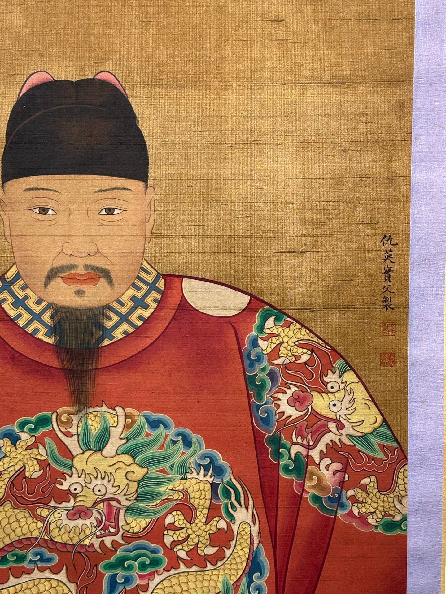 Chinese scroll painting Qiu Ying