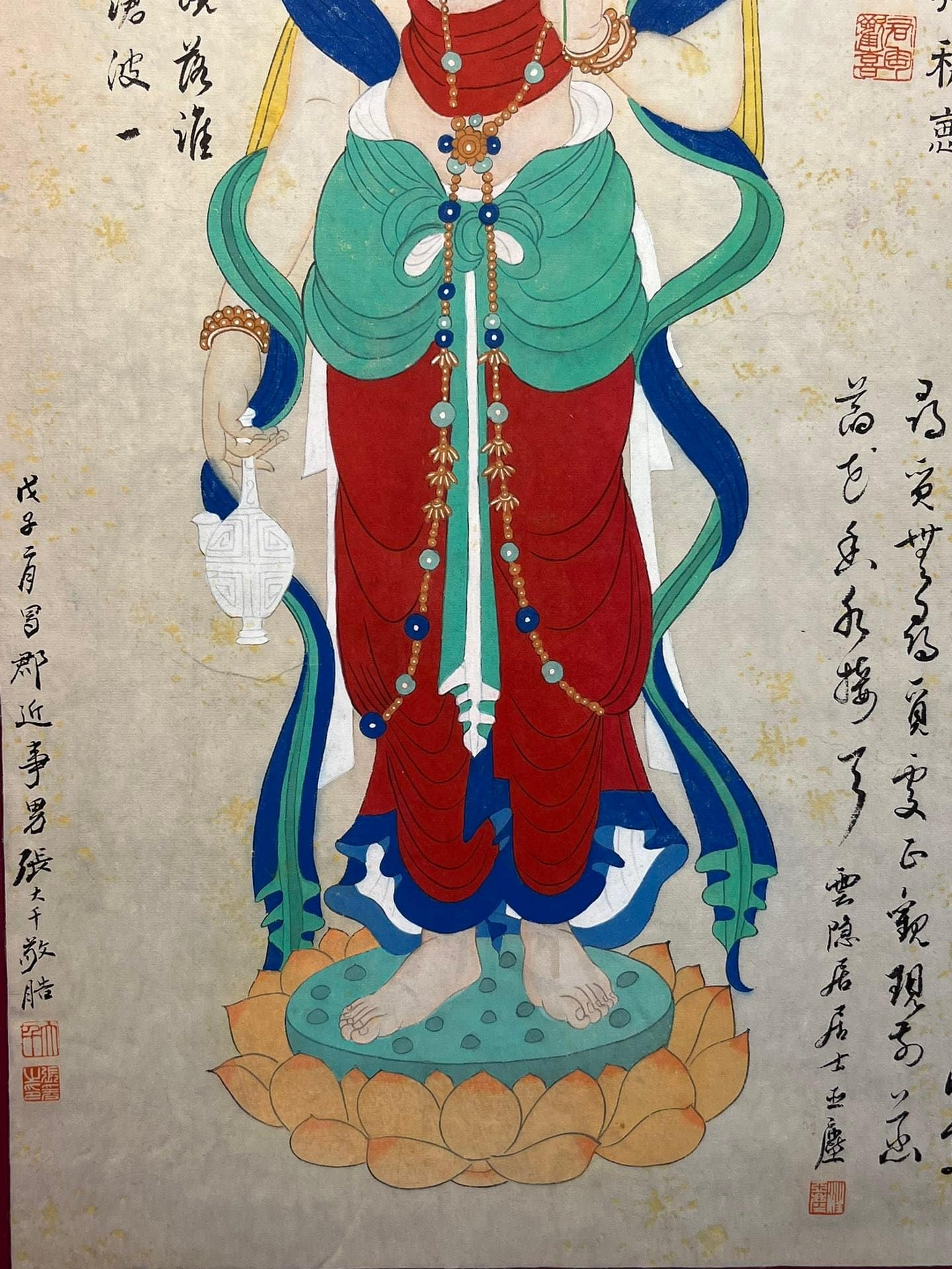 Chinese scroll painting Zhang Daqian