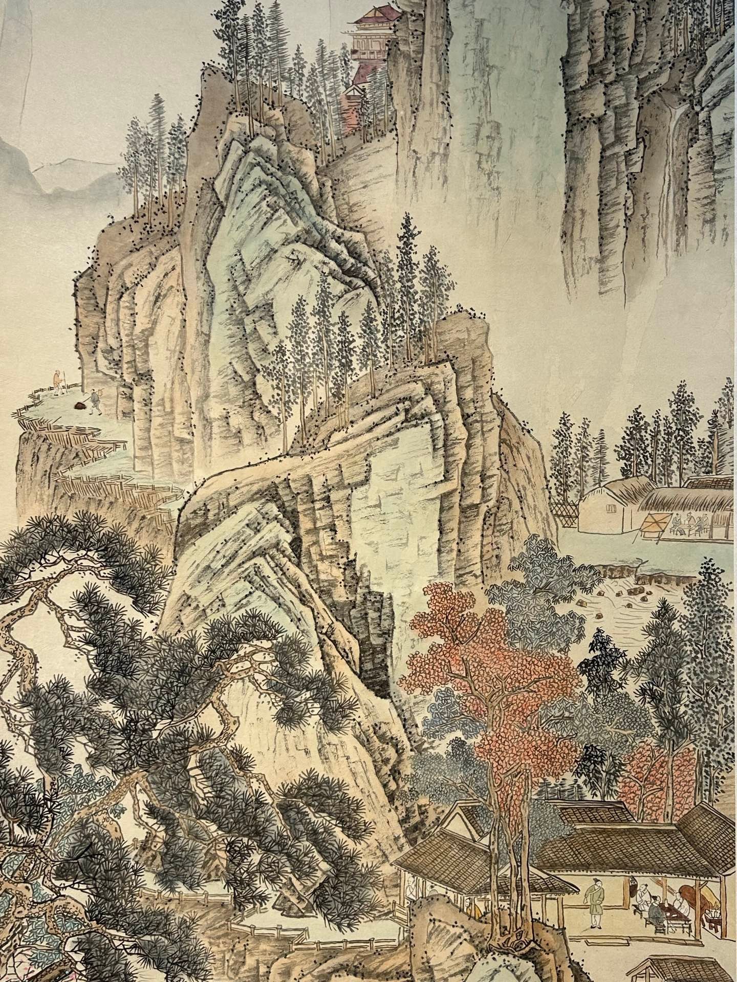 Chinese scroll painting Zhang Daqian