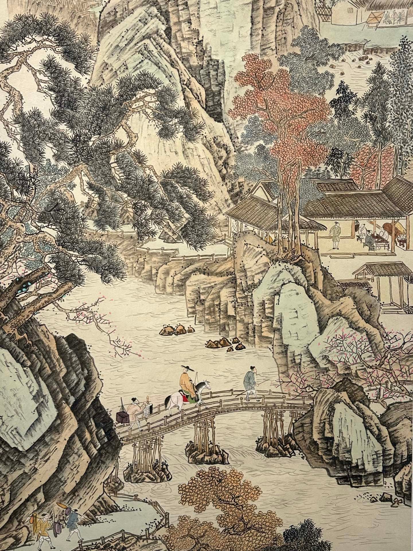 Chinese scroll painting Zhang Daqian